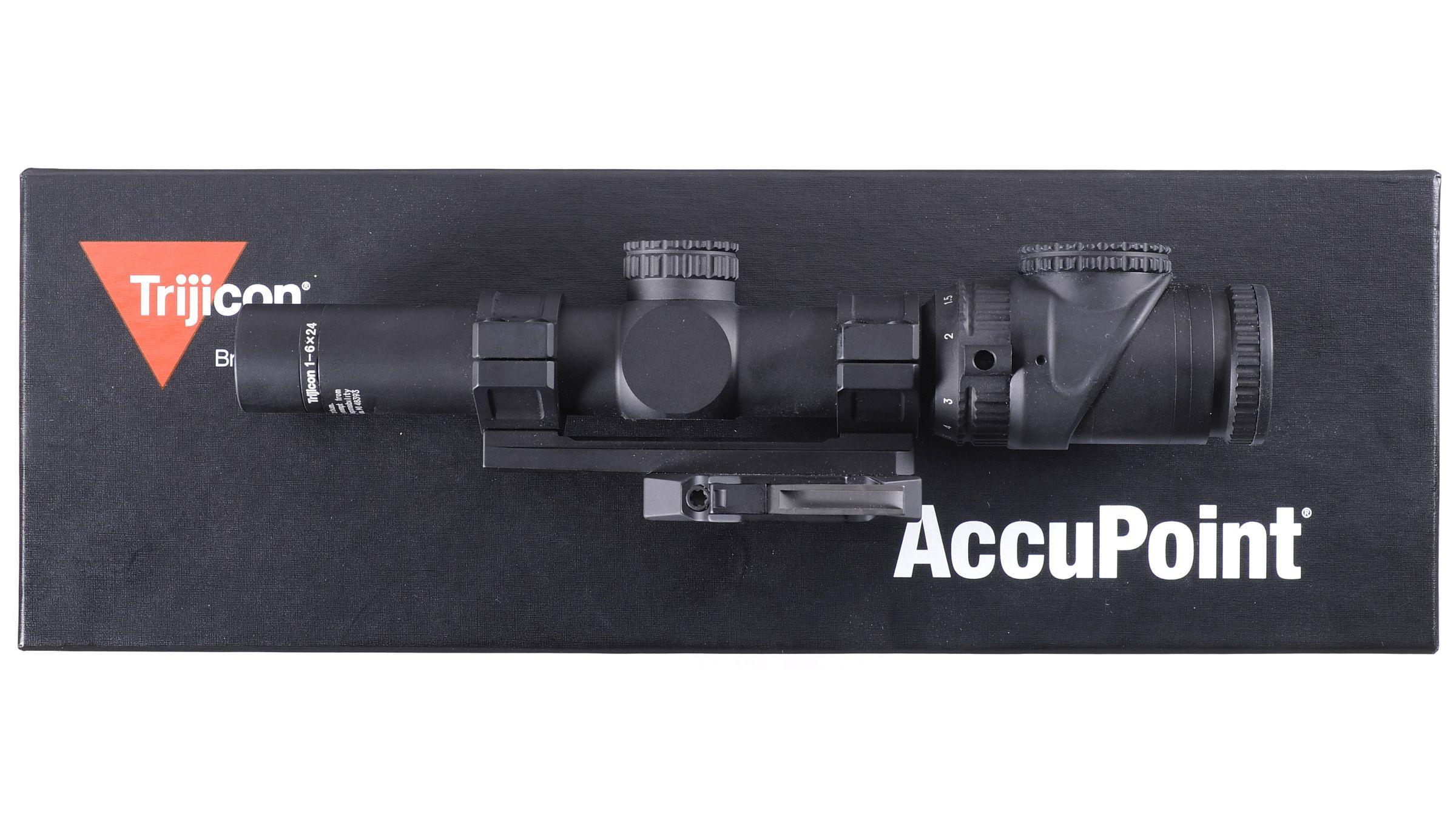 Trijicon AccuPoint 1-6x24 Scope with Box | Rock Island Auction