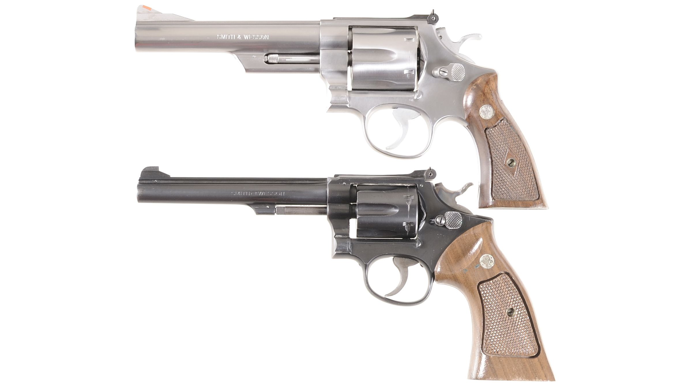 Two Smith And Wesson Da Revolvers Rock Island Auction