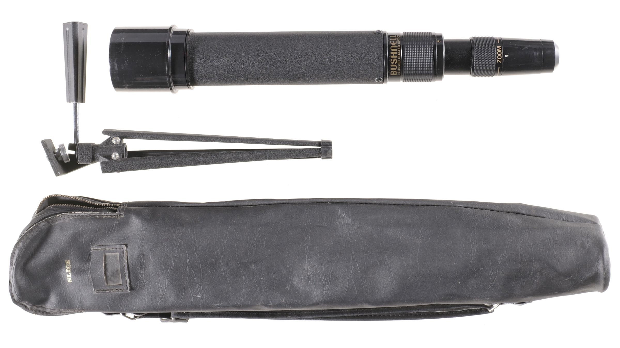 Bushnell 1545x50 Spotting Scope with Bipod Rock Island Auction