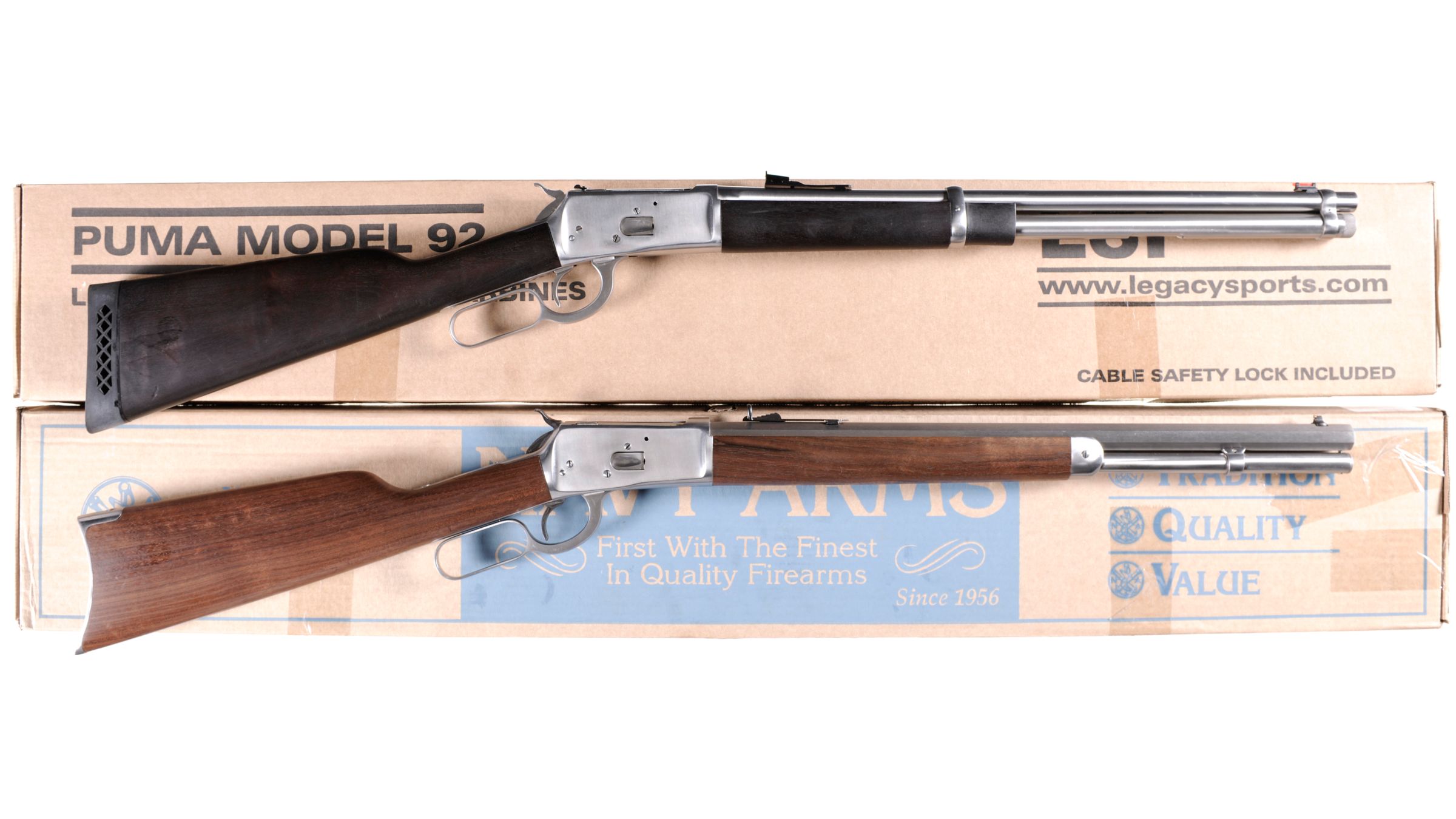 Two Rossi Model 92 Lever Action Rifles 
