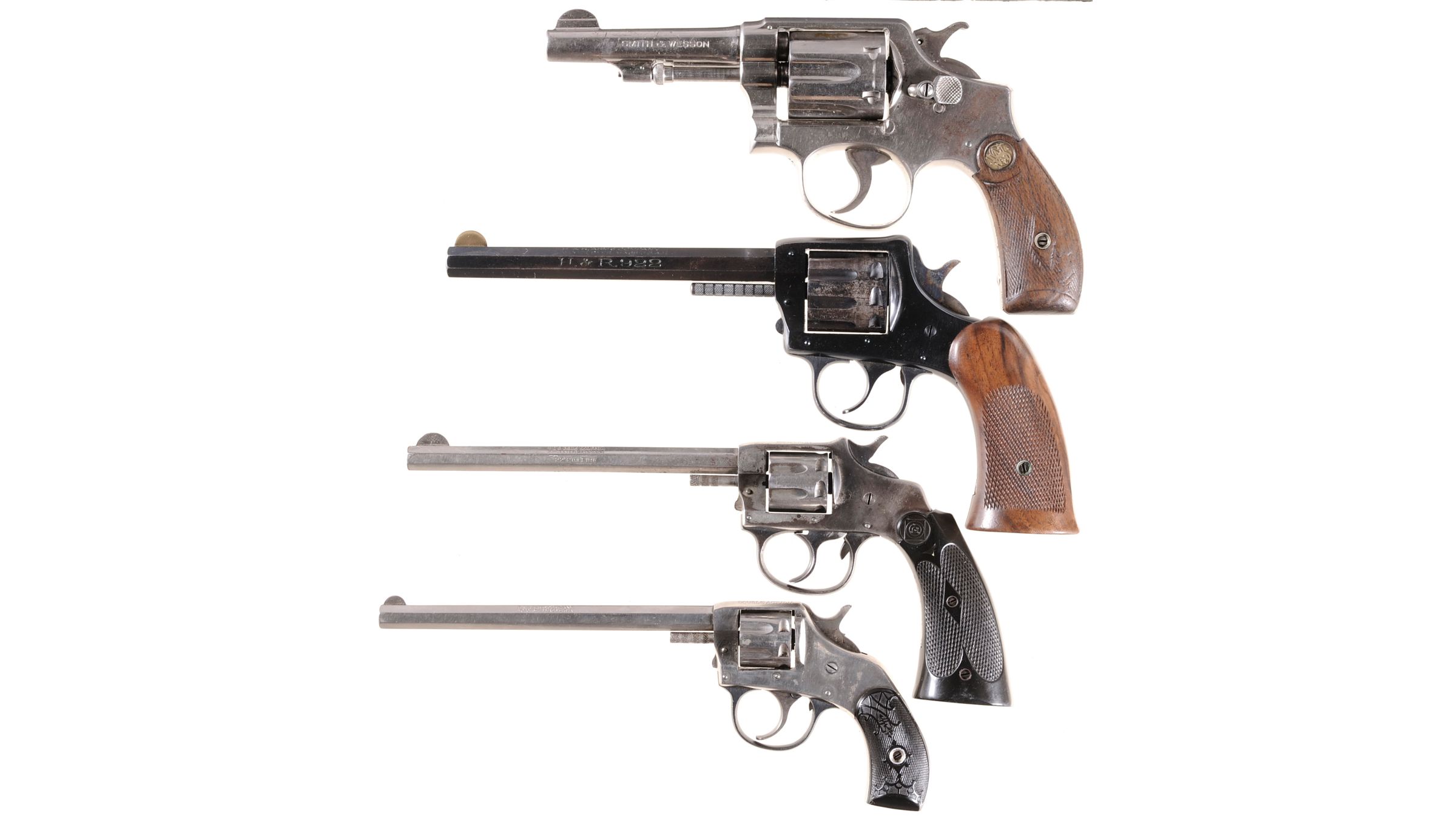 Four Double Action Revolvers | Rock Island Auction