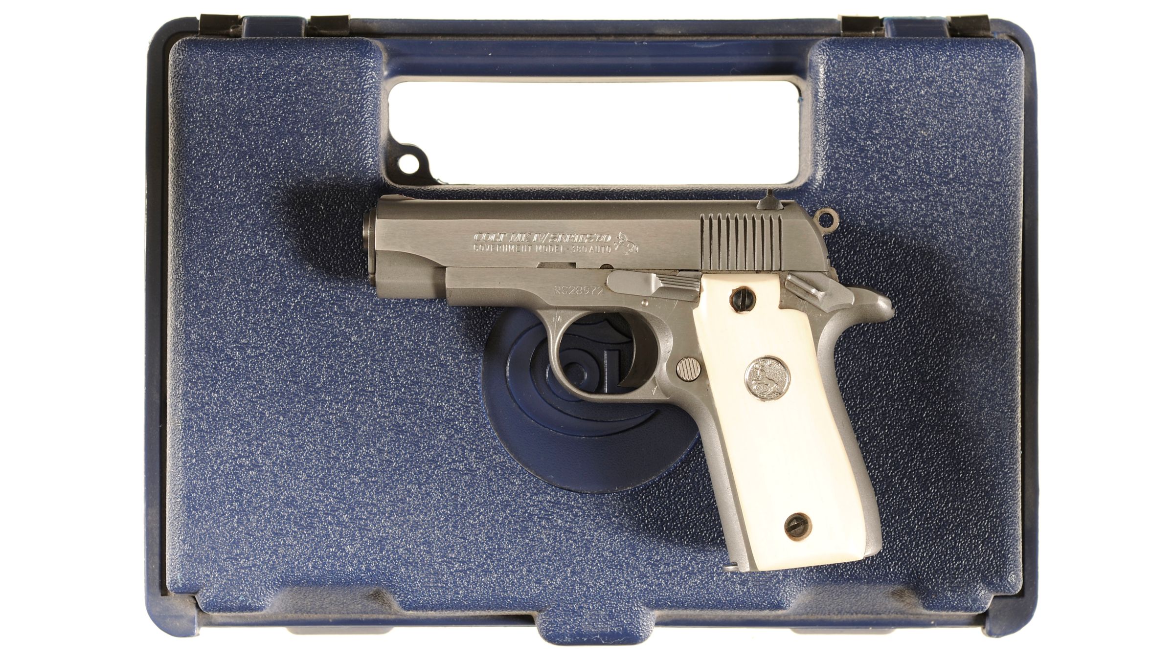 Colt MK IV Series 80 Government Model Pistol with Case Rock Island