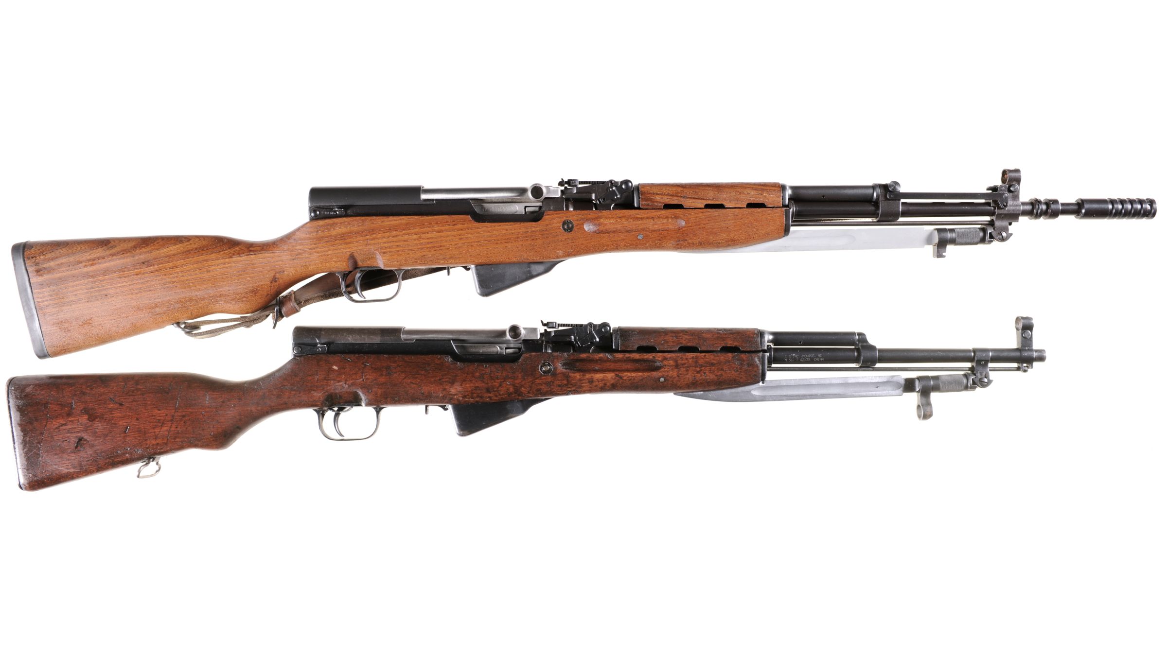 Two SKS Semi-Automatic Rifles