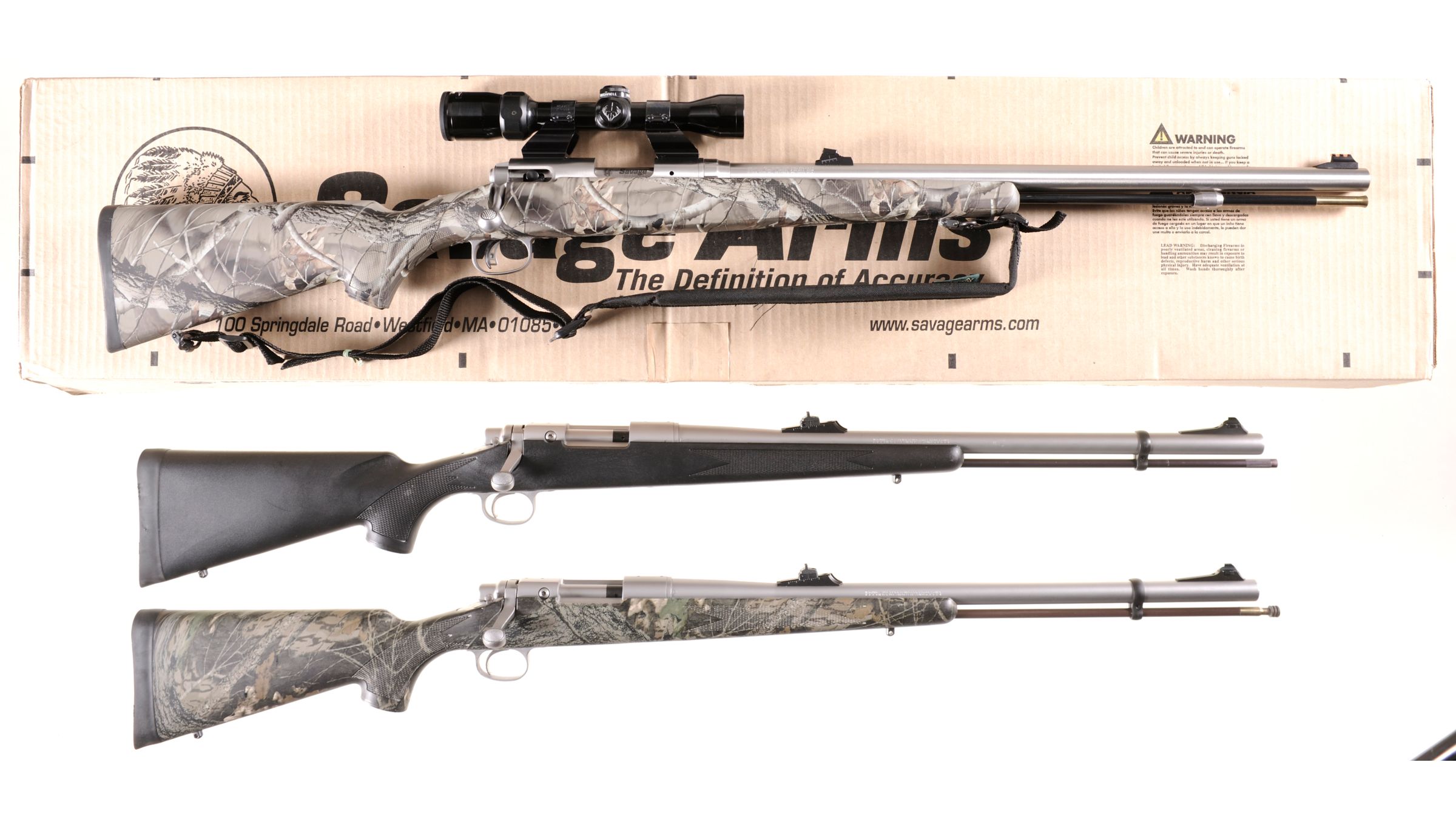 Three Contemporary Black Powder Rifles Rock Island Auction   1227 