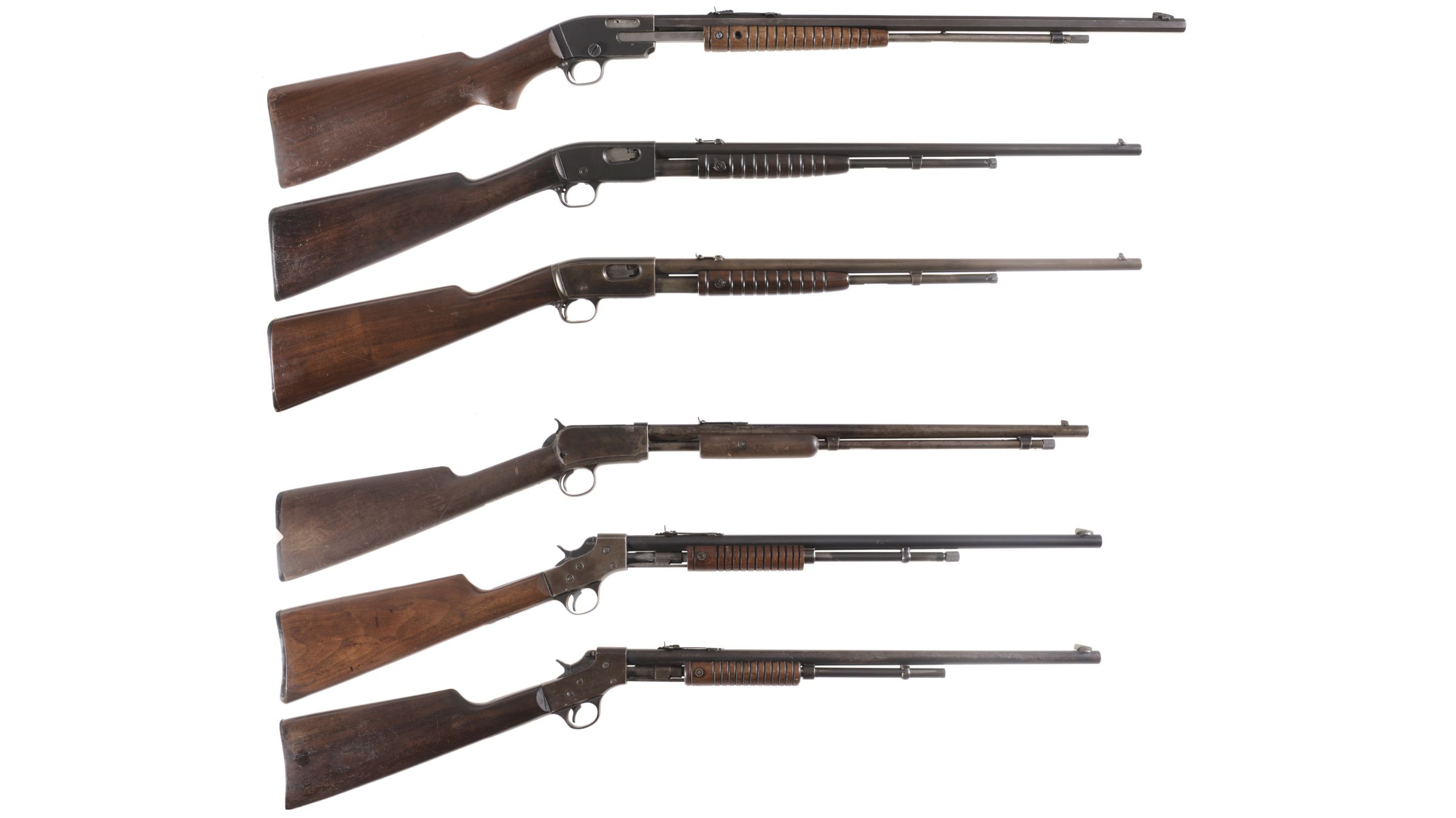 Six Slide Action Rifles Rock Island Auction