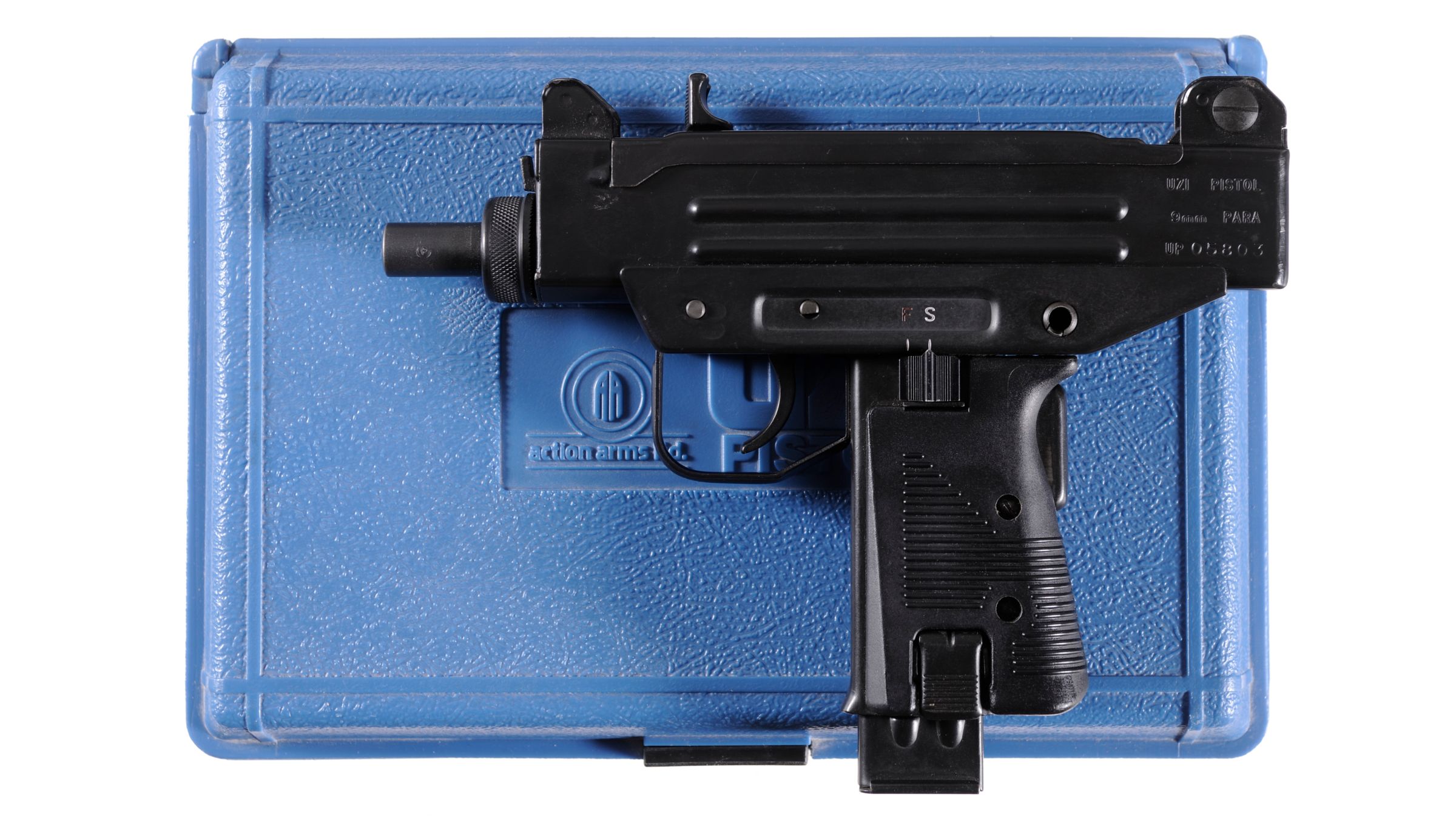 IMI-Action Arms Uzi Semi-Automatic Pistol with Case | Rock Island Auction