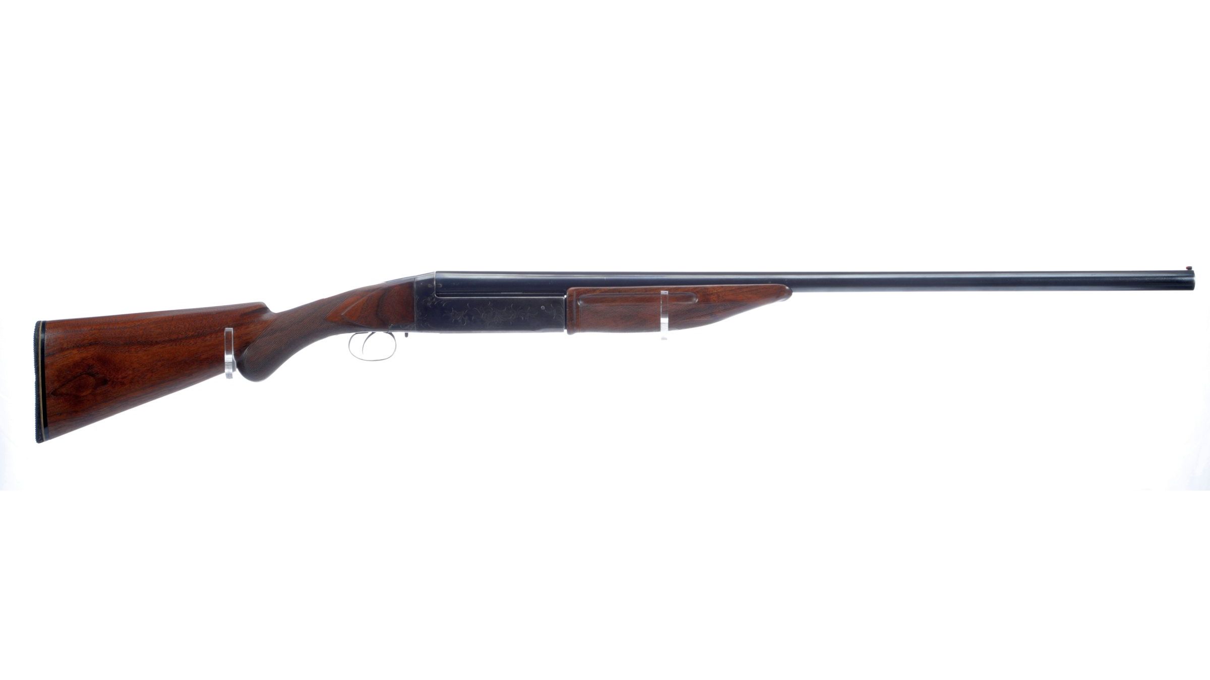 Engraved Young Repeating Arms Slide Action Trap Shotgun | Rock Island ...