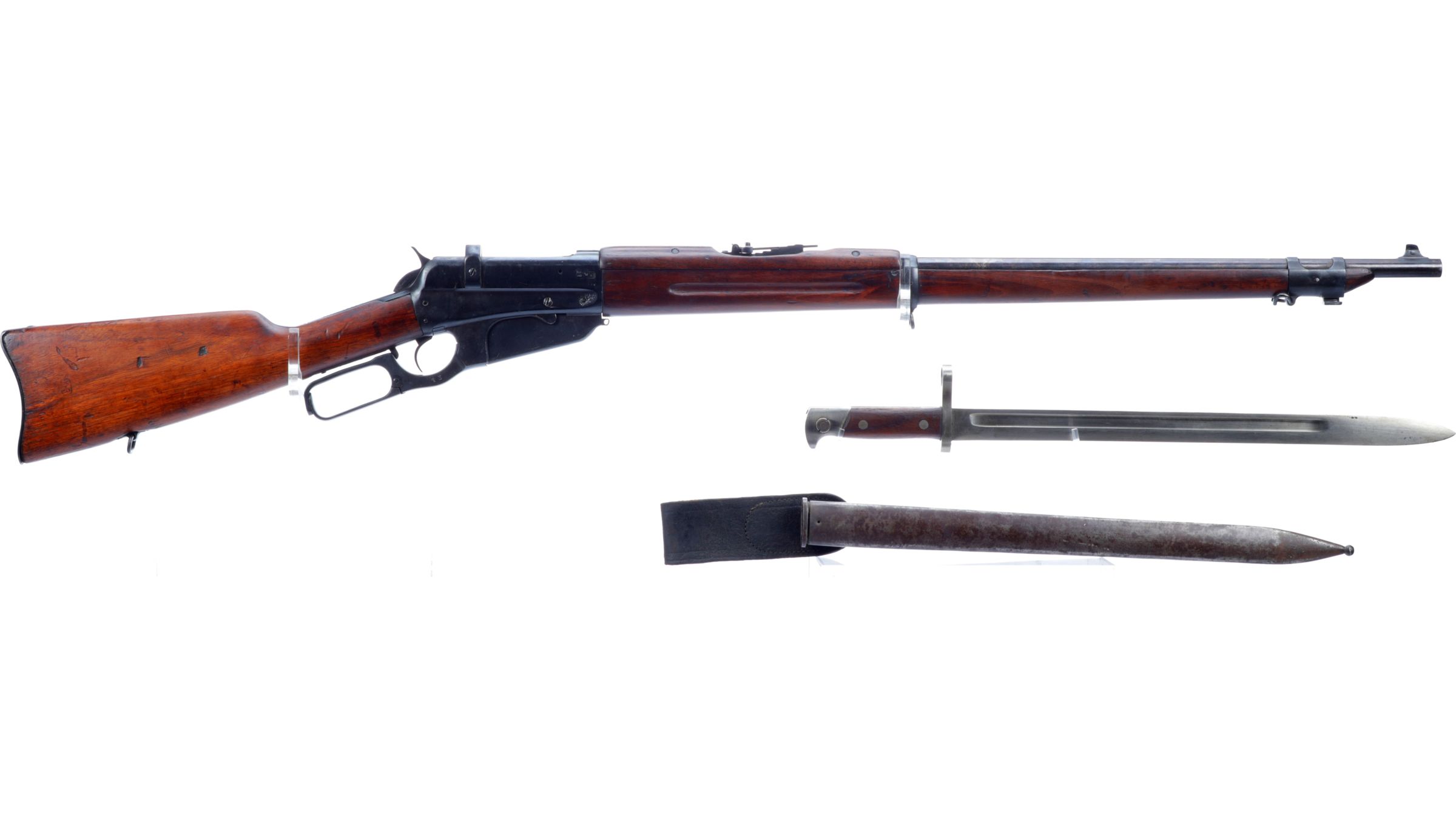 Winchester Russian Contract Model 1895 Lever Action Musket Rock Island Auction
