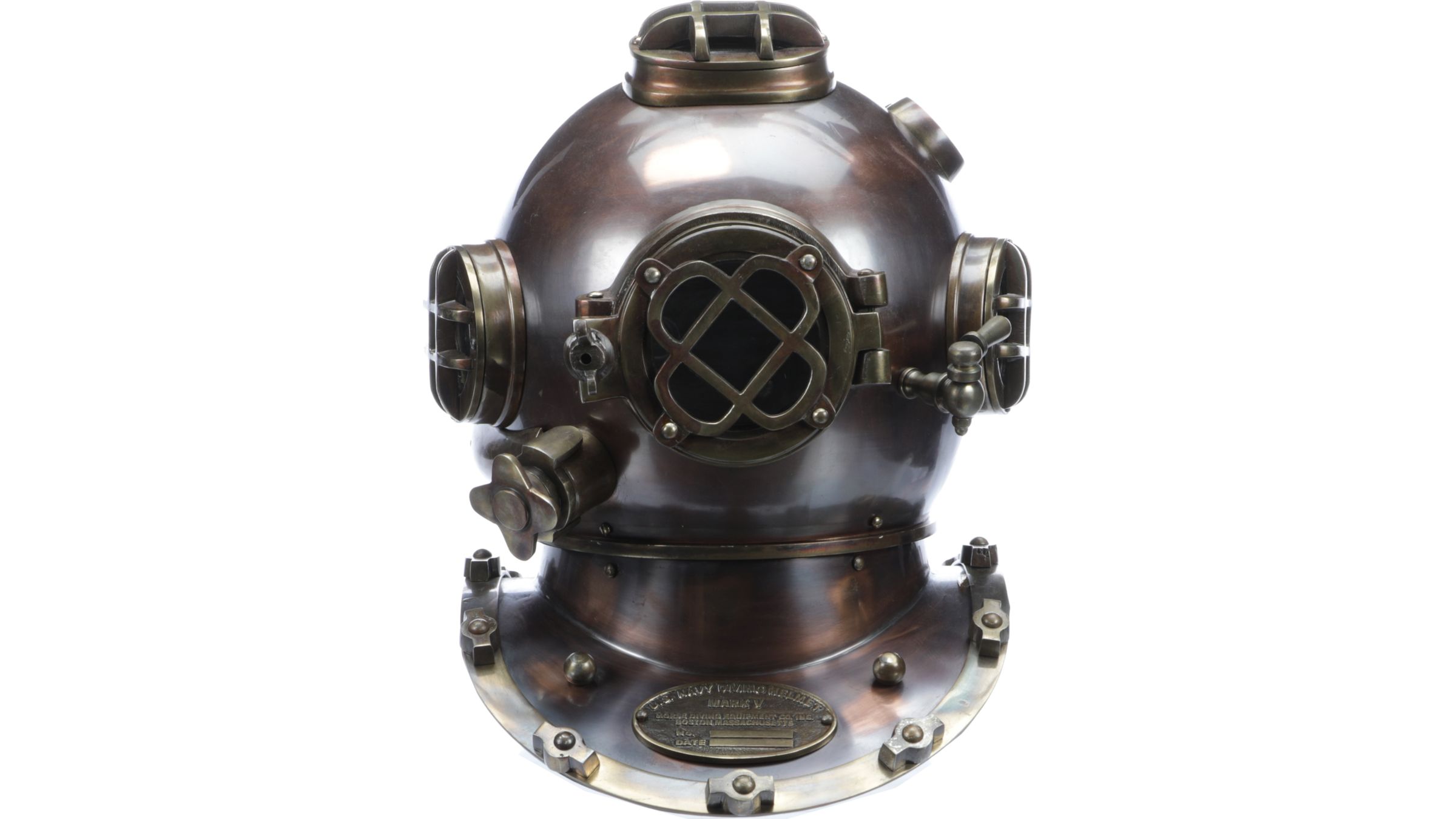 Reproduction U.S. Navy Mark V Diving Helmet Rock Island Auction