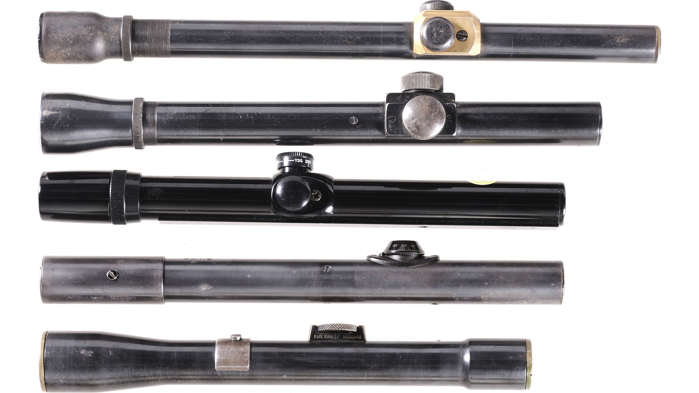 Five Rifle Scopes Rock Island Auction