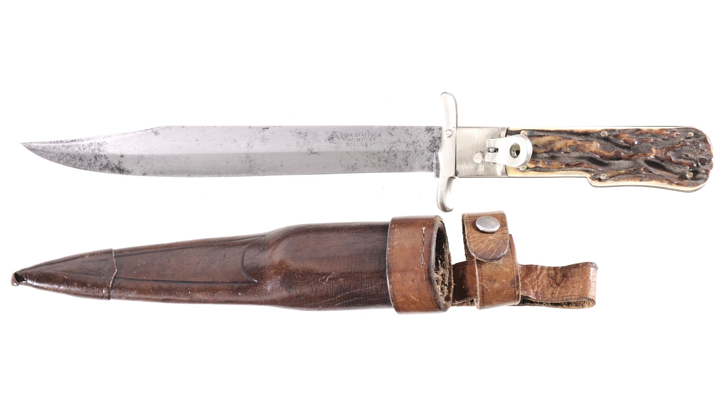 SolingenMade Folding Hunters Bowie Knife Rock Island Auction