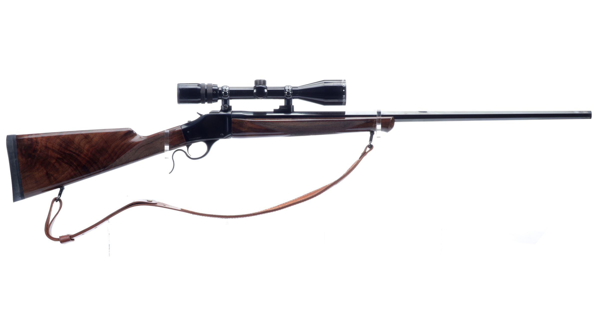 Browning Model 1885 Single Shot Falling Block Rifle with Scope Rock