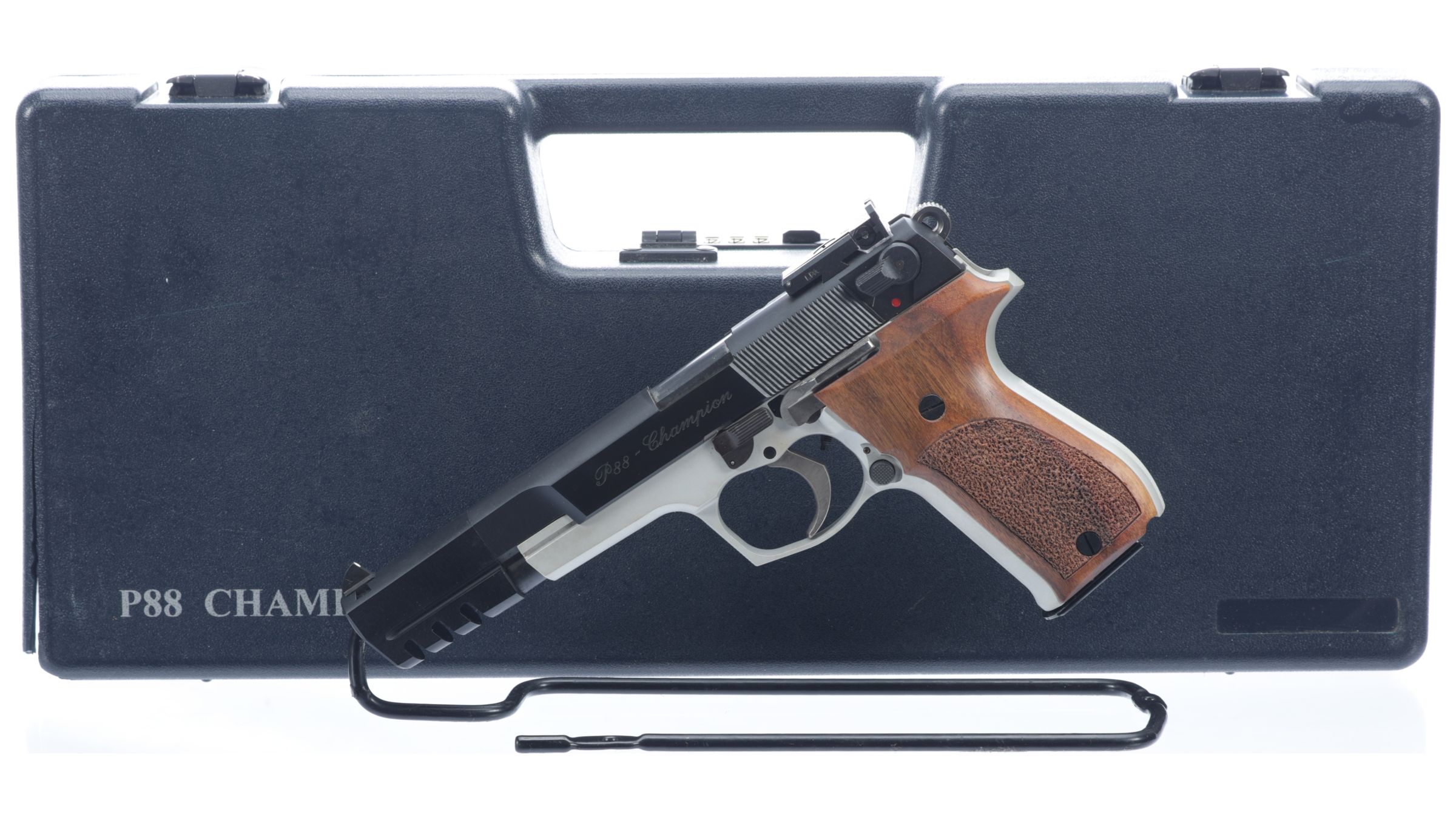 Impugnatura In Noce Per Walther P88 Compact - Calcio In Legno Prezioso Per Pistola