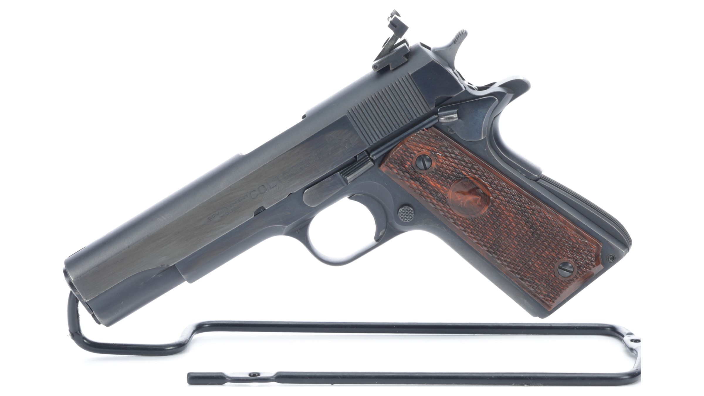 Colt Government Model Semi Automatic Pistol Rock Island Auction 1802