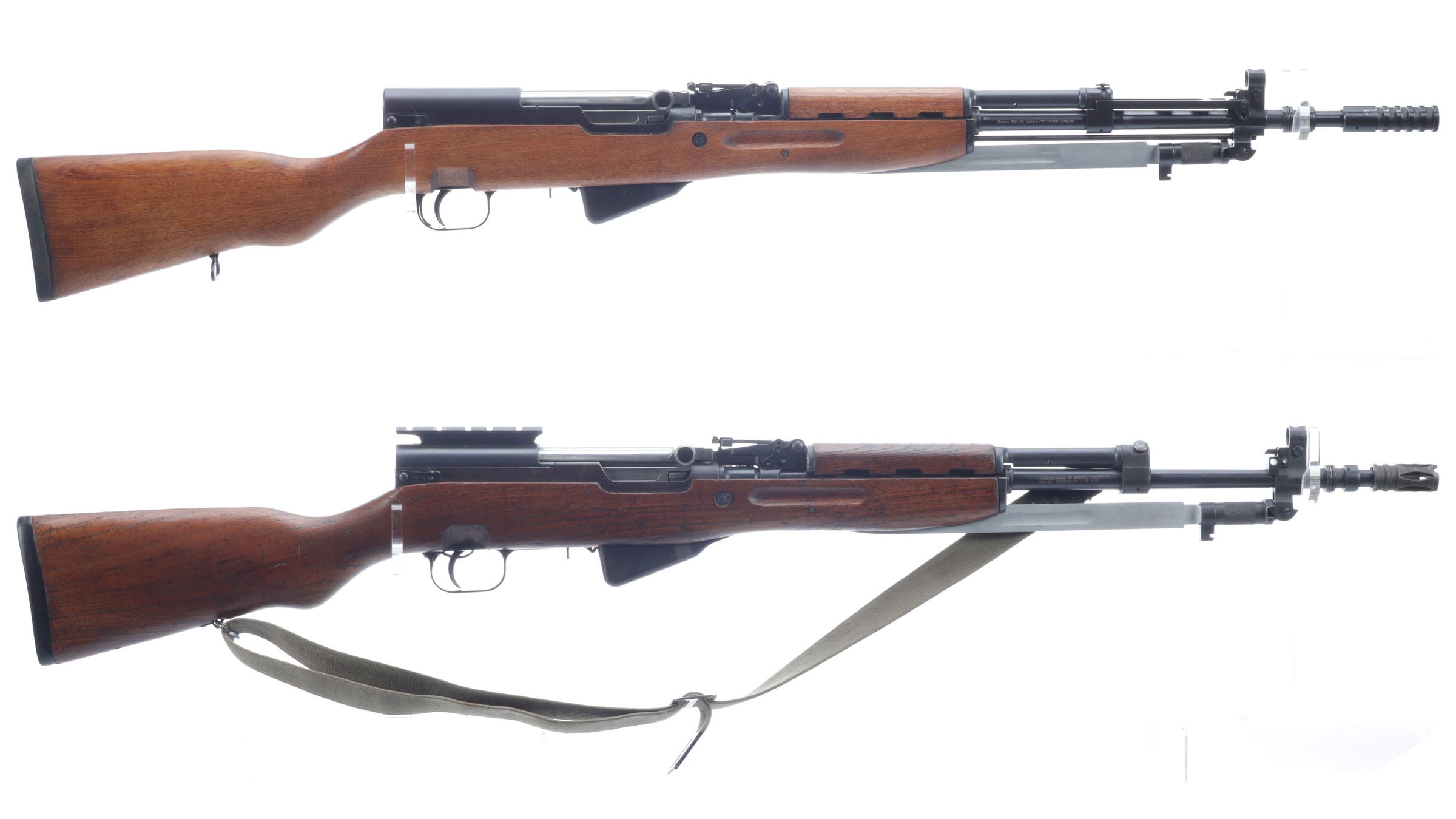 Two Yugoslavian SKS Semi-Automatic Rifles | Rock Island Auction