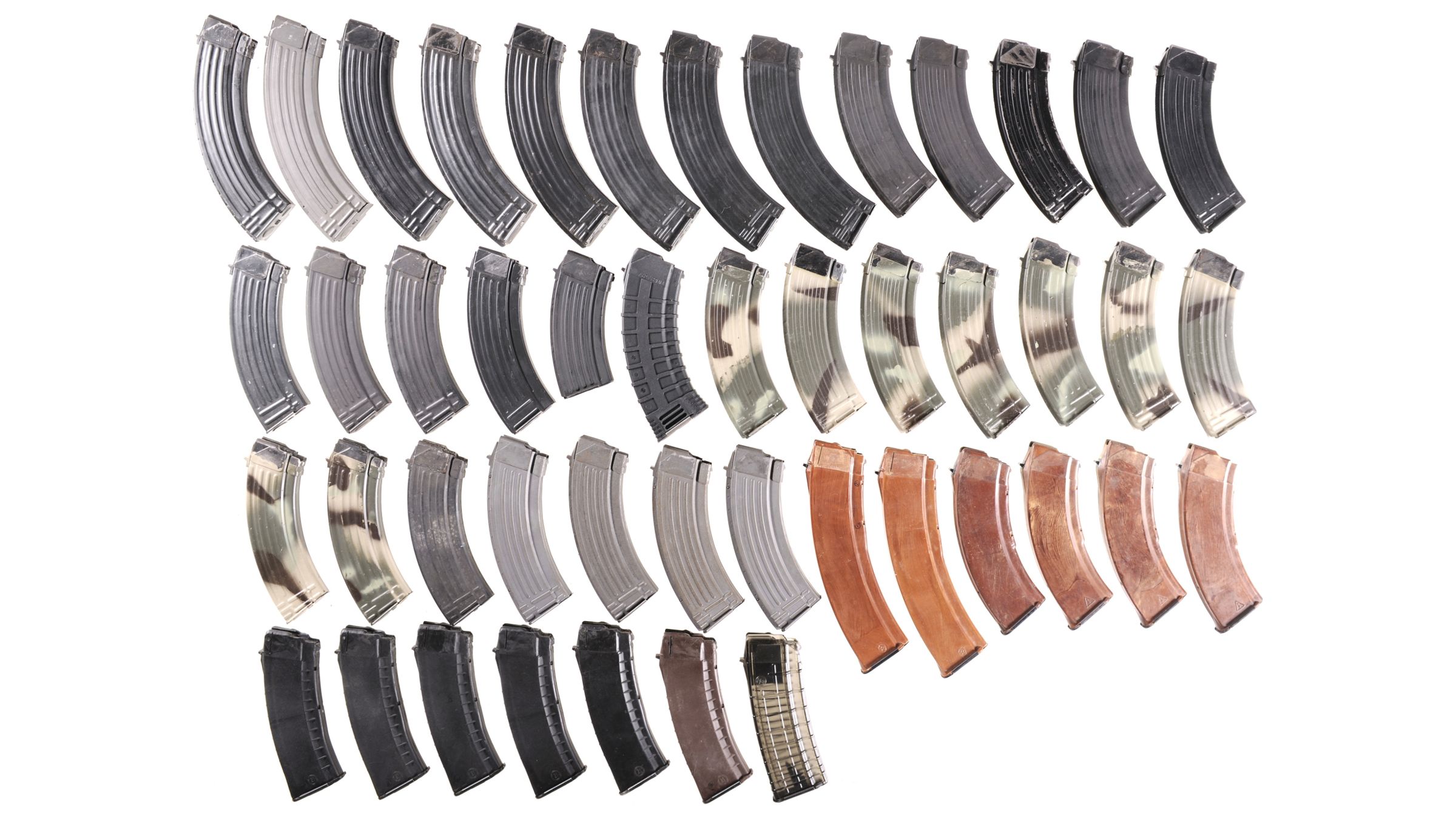 Group Of Ak Style Rifle Magazines Rock Island Auction