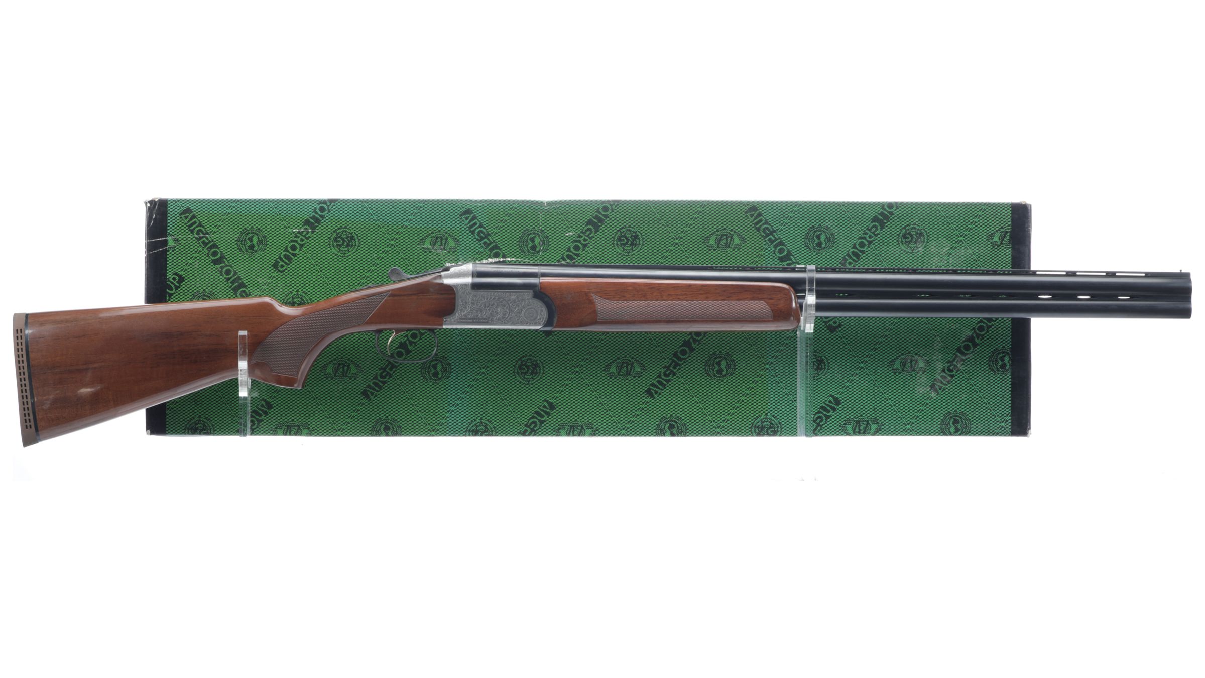 Engraved Angelo Zoli Model Z43 Special Over Under Shotgun 