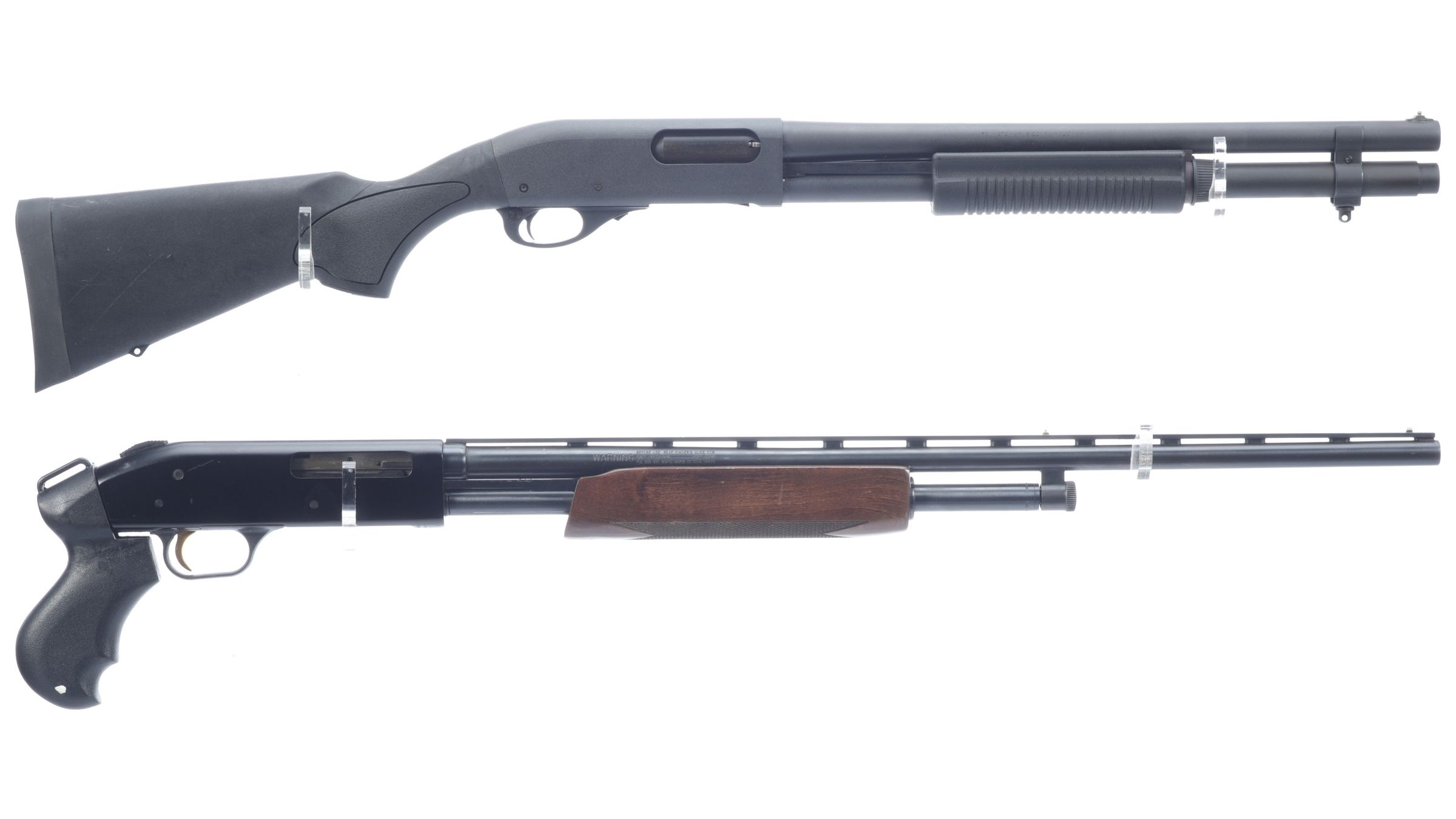 Two Slide Action Shotguns | Rock Island Auction