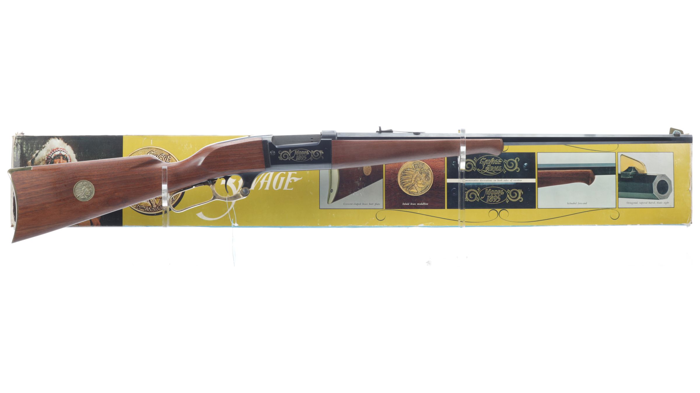 Savage Model 1895 75th Anniversary Lever Action Rifle with Box | Rock ...