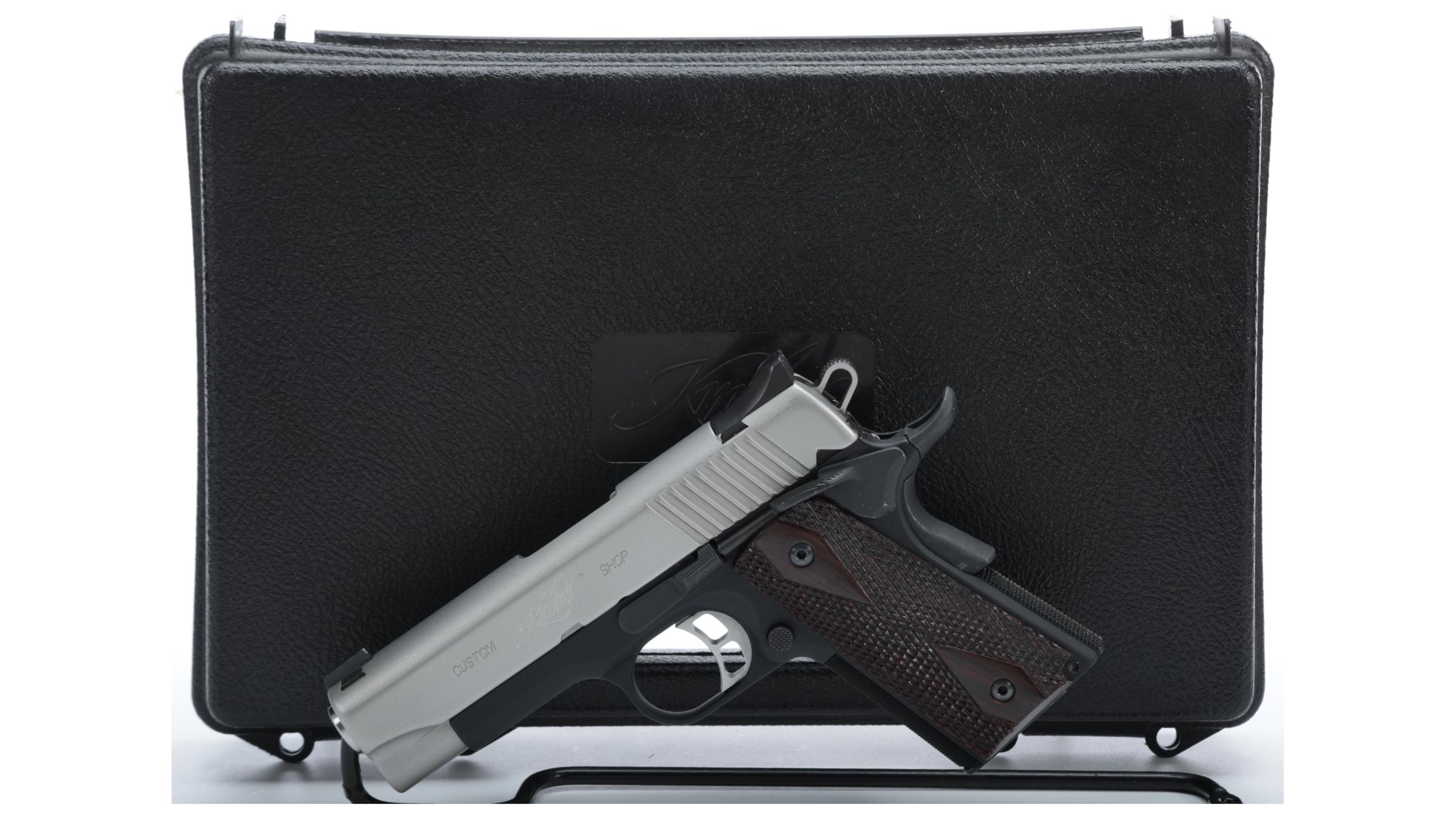 Kimber Custom Shop Combat Carry SemiAutomatic Pistol with Case Rock