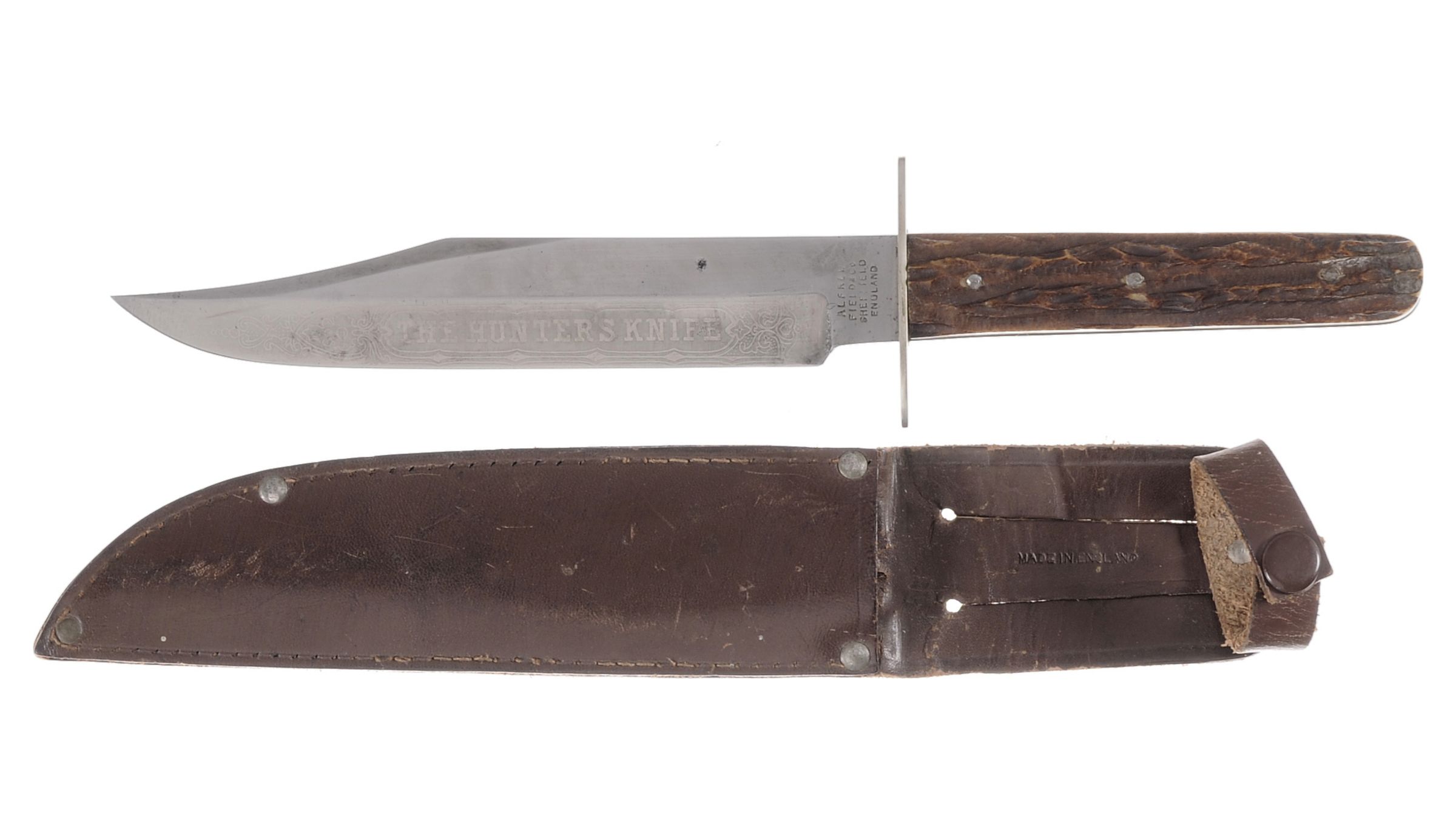 Alfred Field & Co. Sheffield Bowie Knife with Sheath