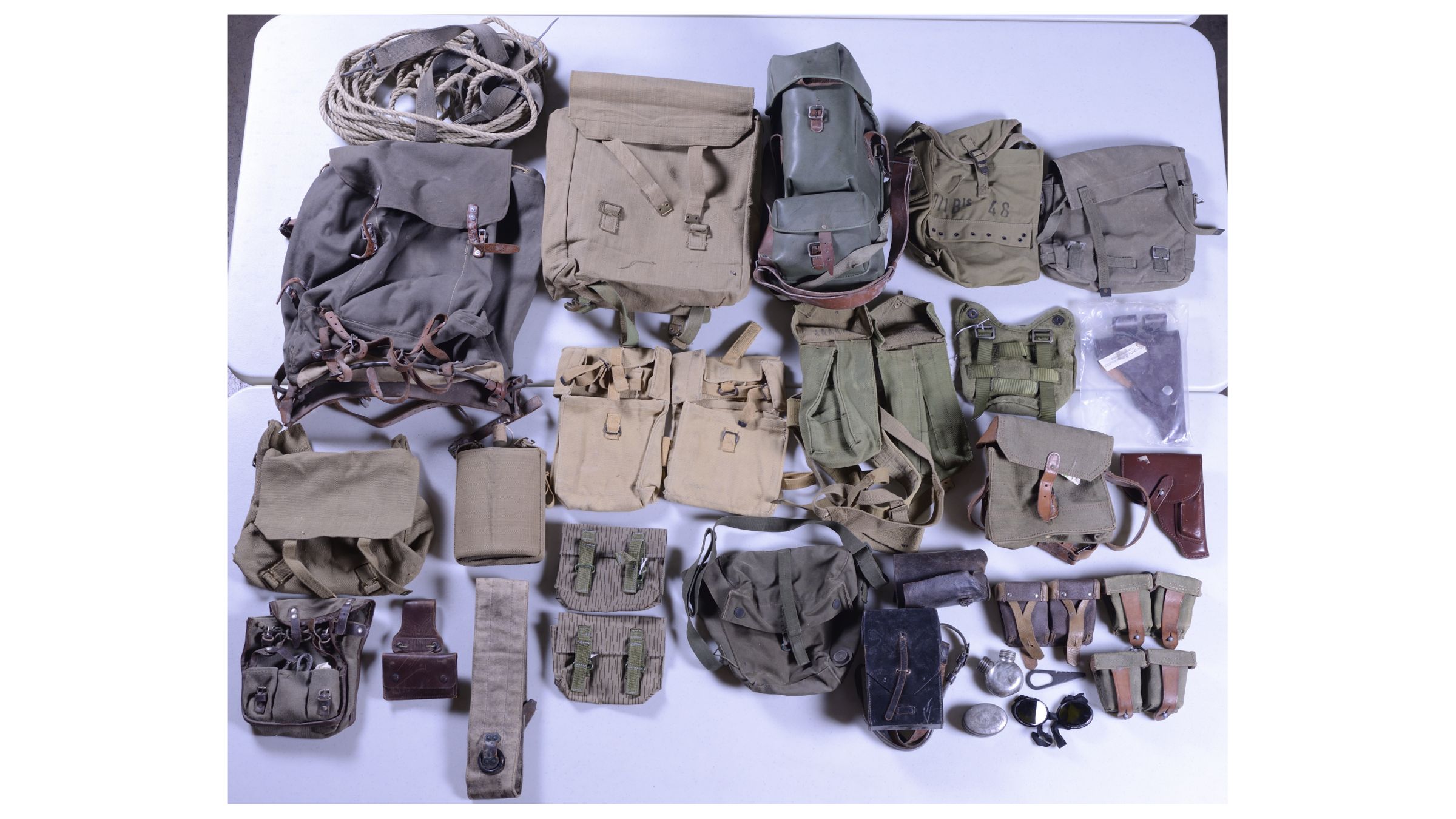 Enormous Group of European and Australian Military Field Gear Rock Island Auction