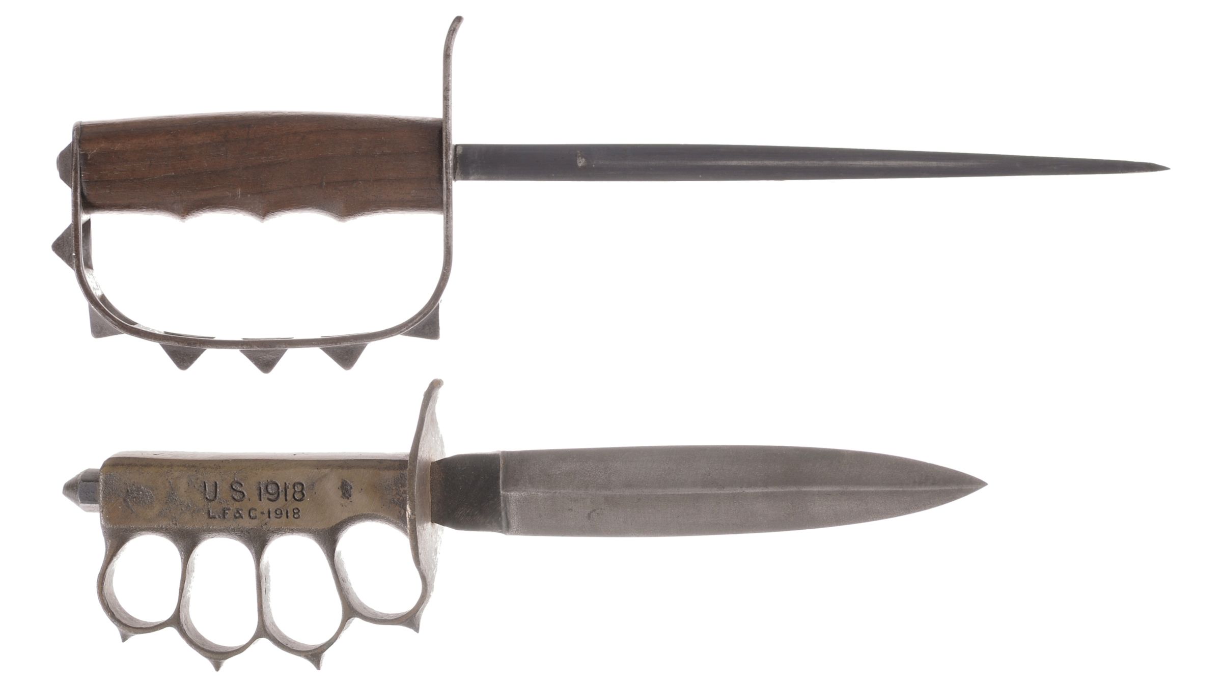 Two U.S. Military Trench Knives | Rock Island Auction