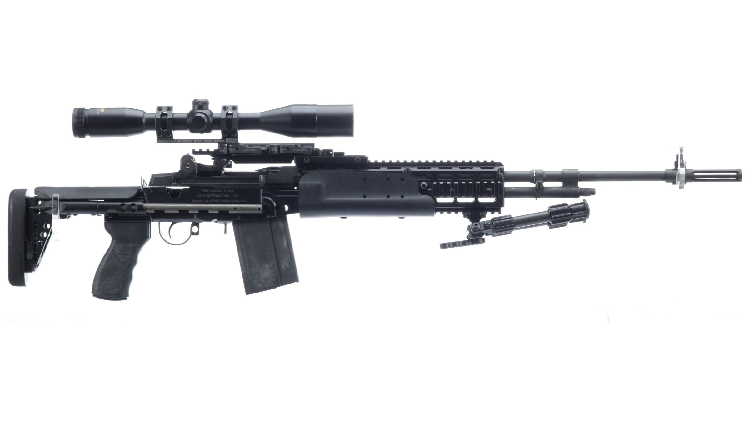 Springfield Armory (Inc.) M1A Rifle with Sage EBR Chassis
