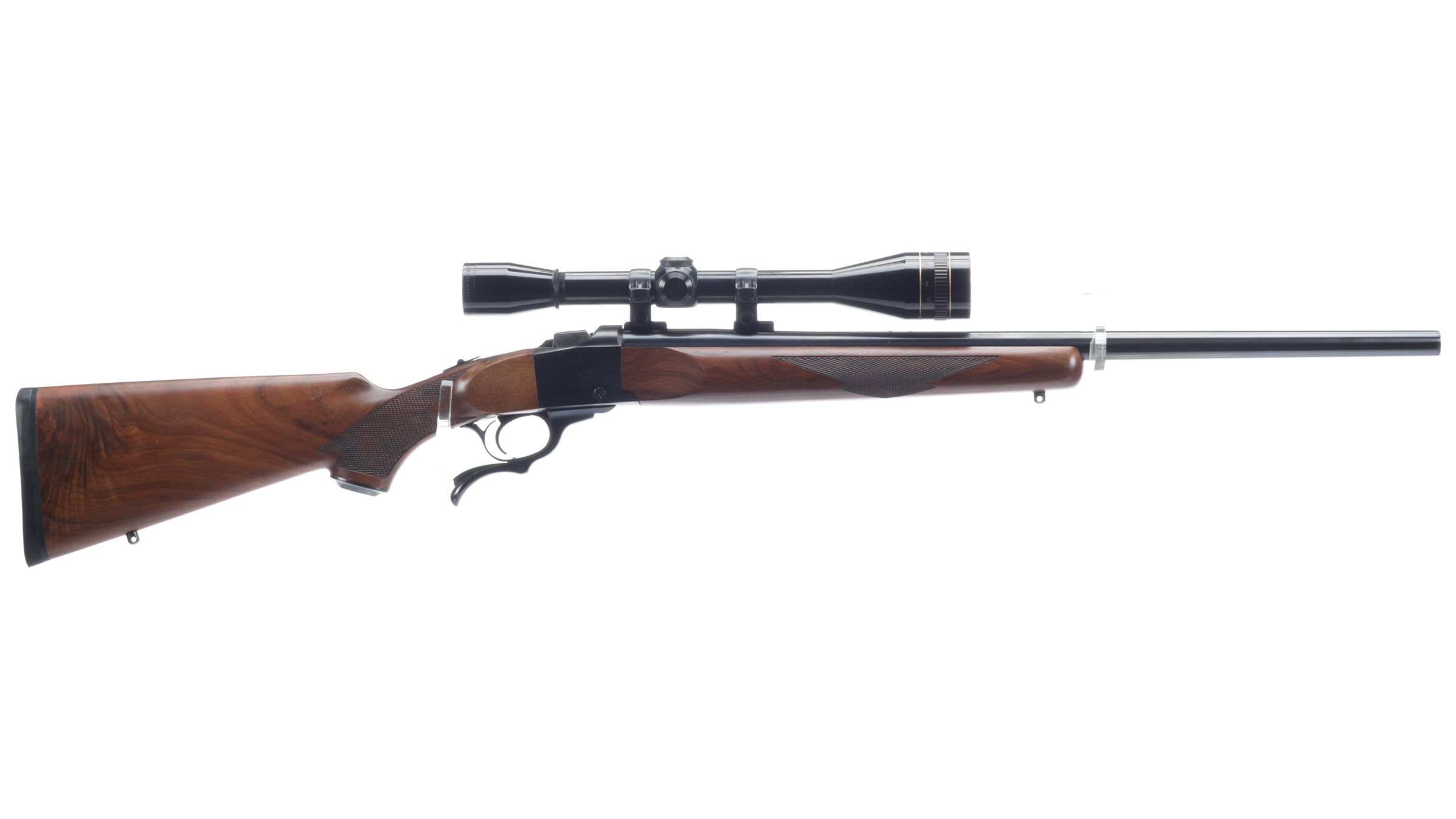 Ruger No. 1 Single Shot Rifle With Leupold Scope 