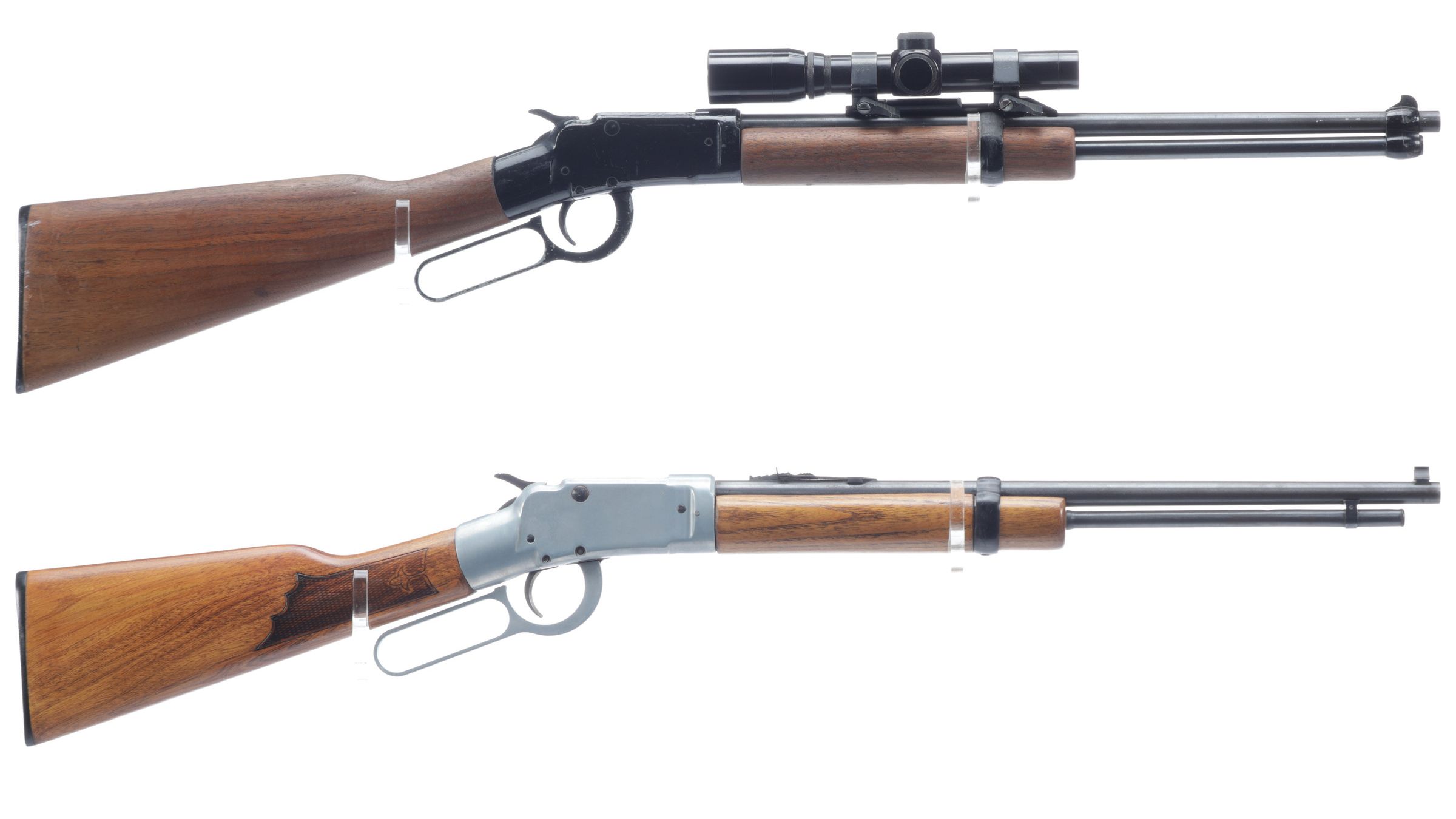 Two Ithaca Model 49 Single Shot Rifles | Rock Island Auction