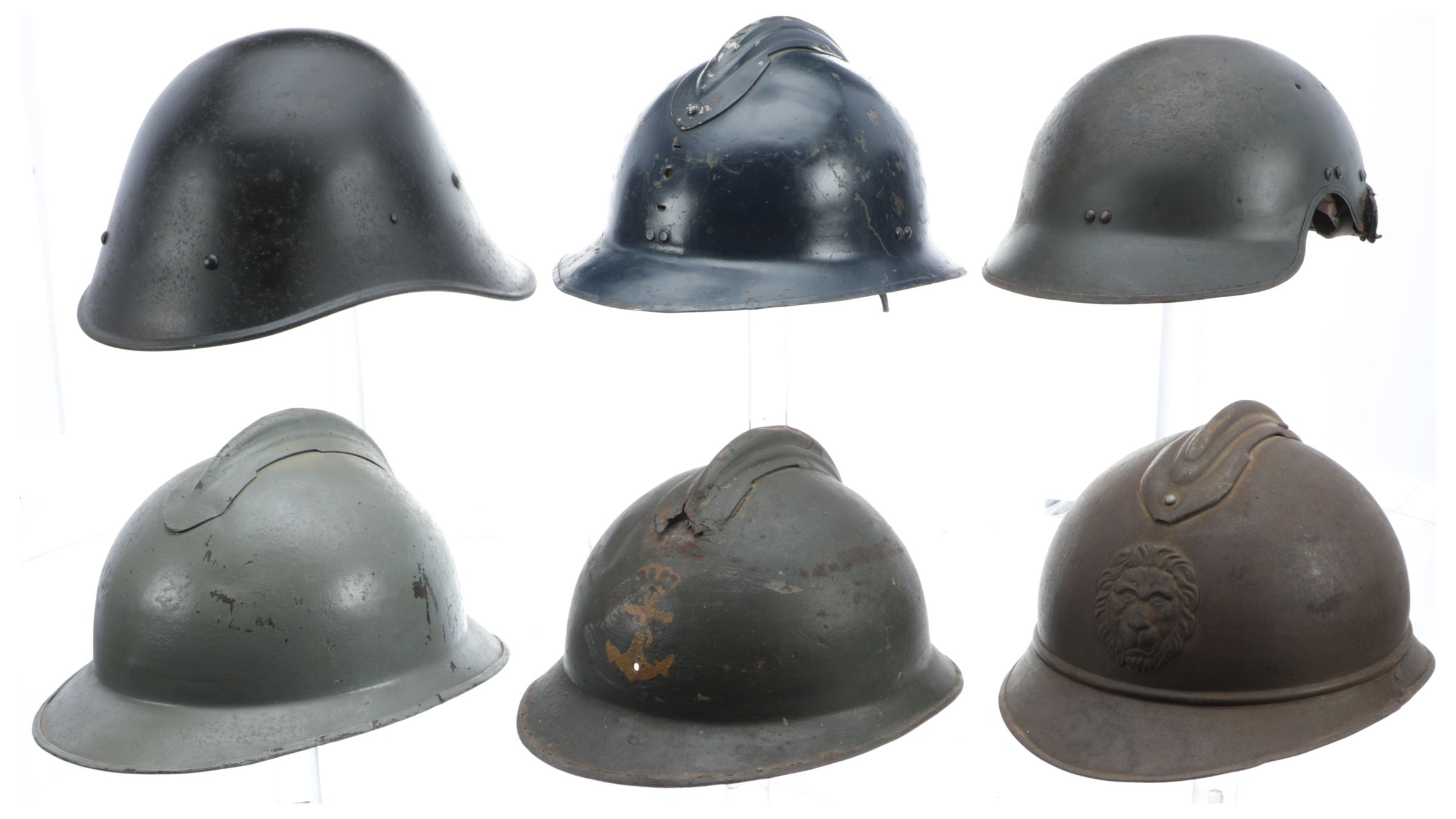 Six European Military Helmets | Rock Island Auction