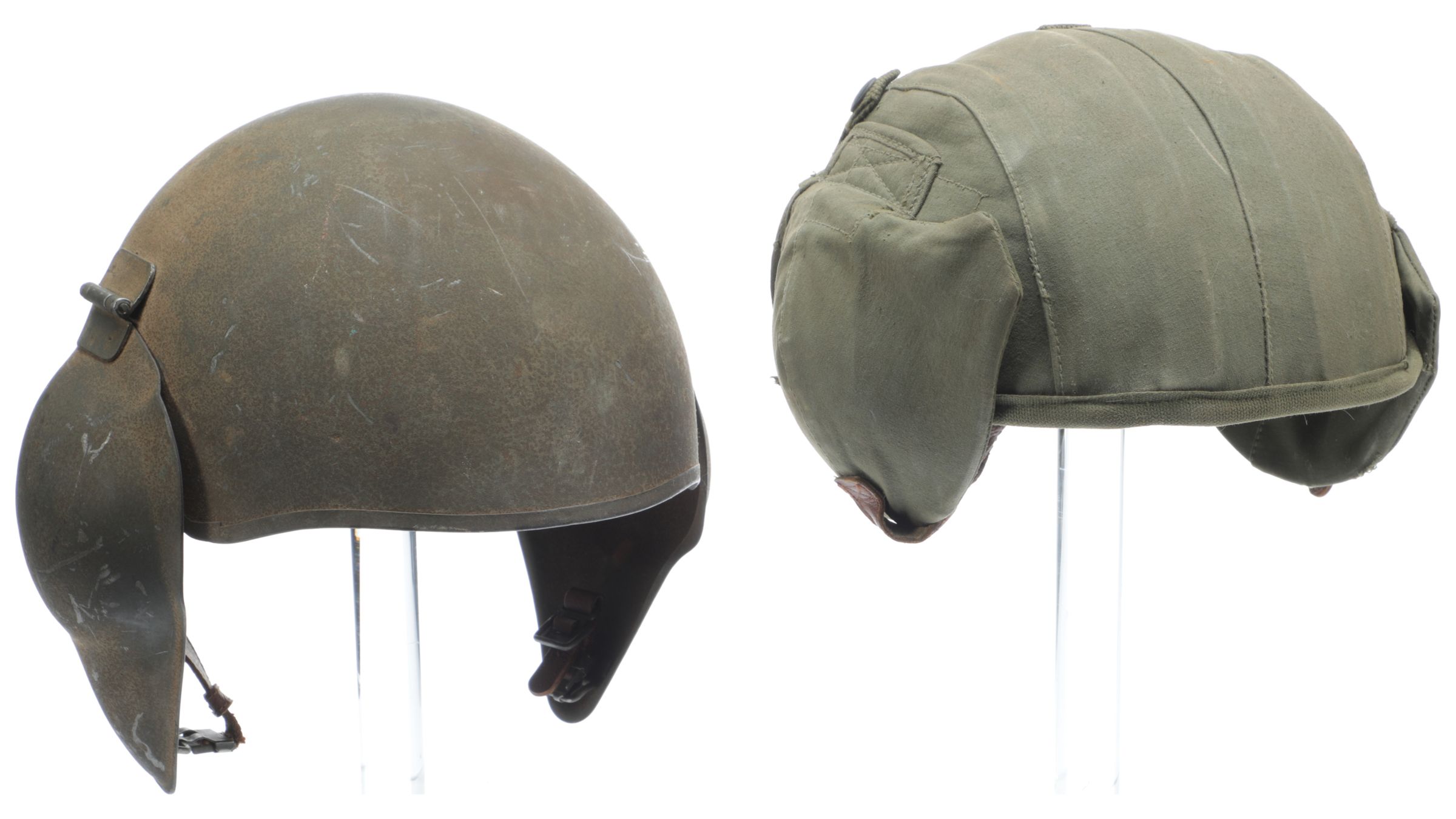 Two U.S. Military Flak Helmets Rock Island Auction