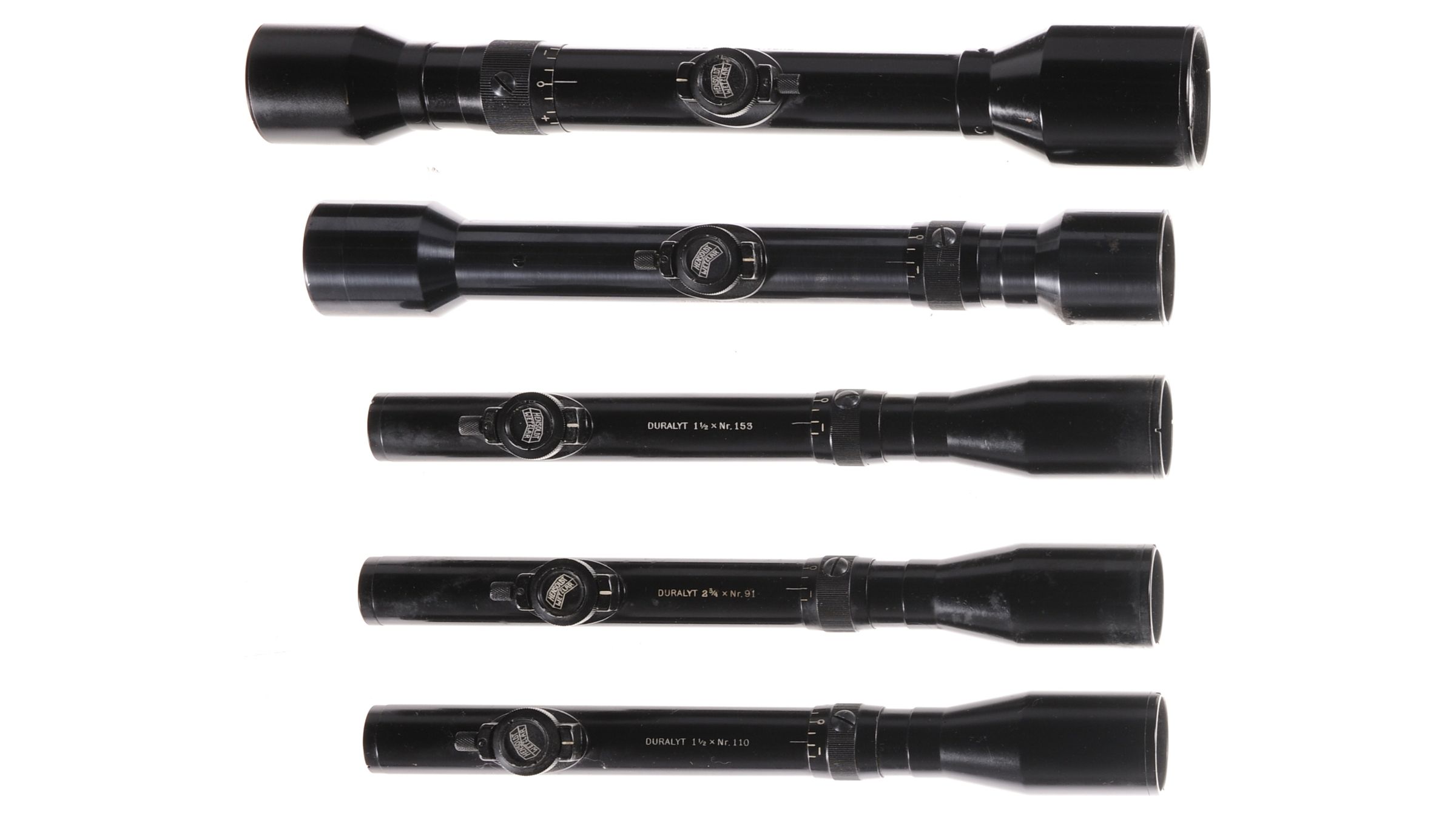 Five Hensoldt Wetzlar Rifle Scopes Rock Island Auction