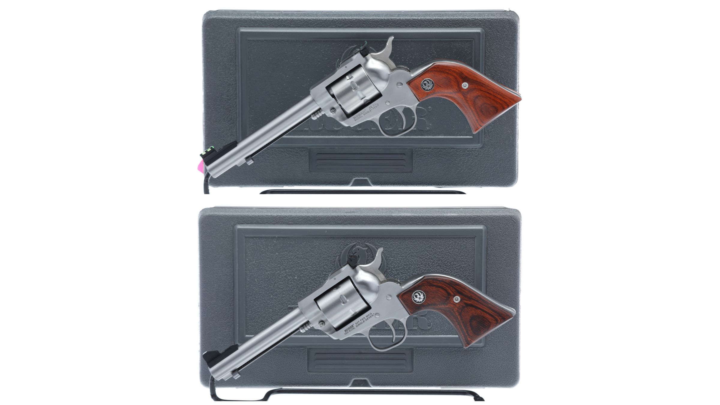 Two Ruger Single Action Revolvers With Cases Rock Island Auction