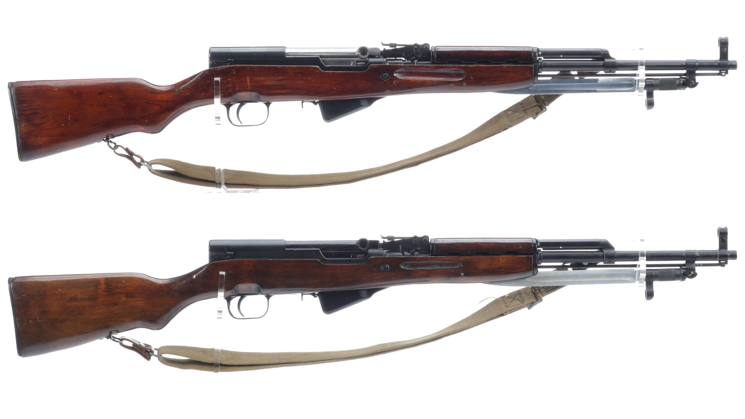 Two Tula Arsenal SKS Semi-Automatic Rifles