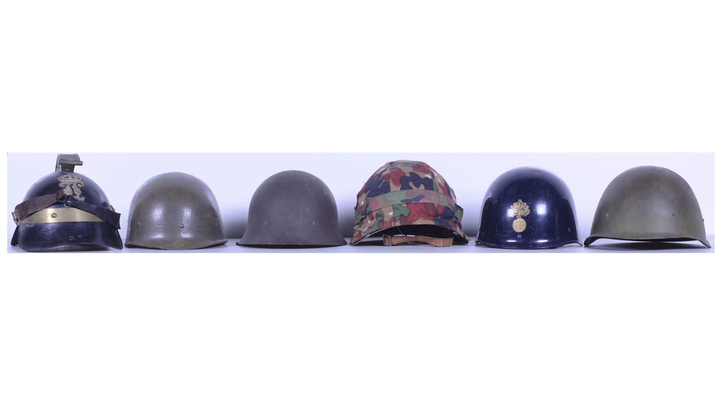 Group of Assorted European Helmets Rock Island Auction