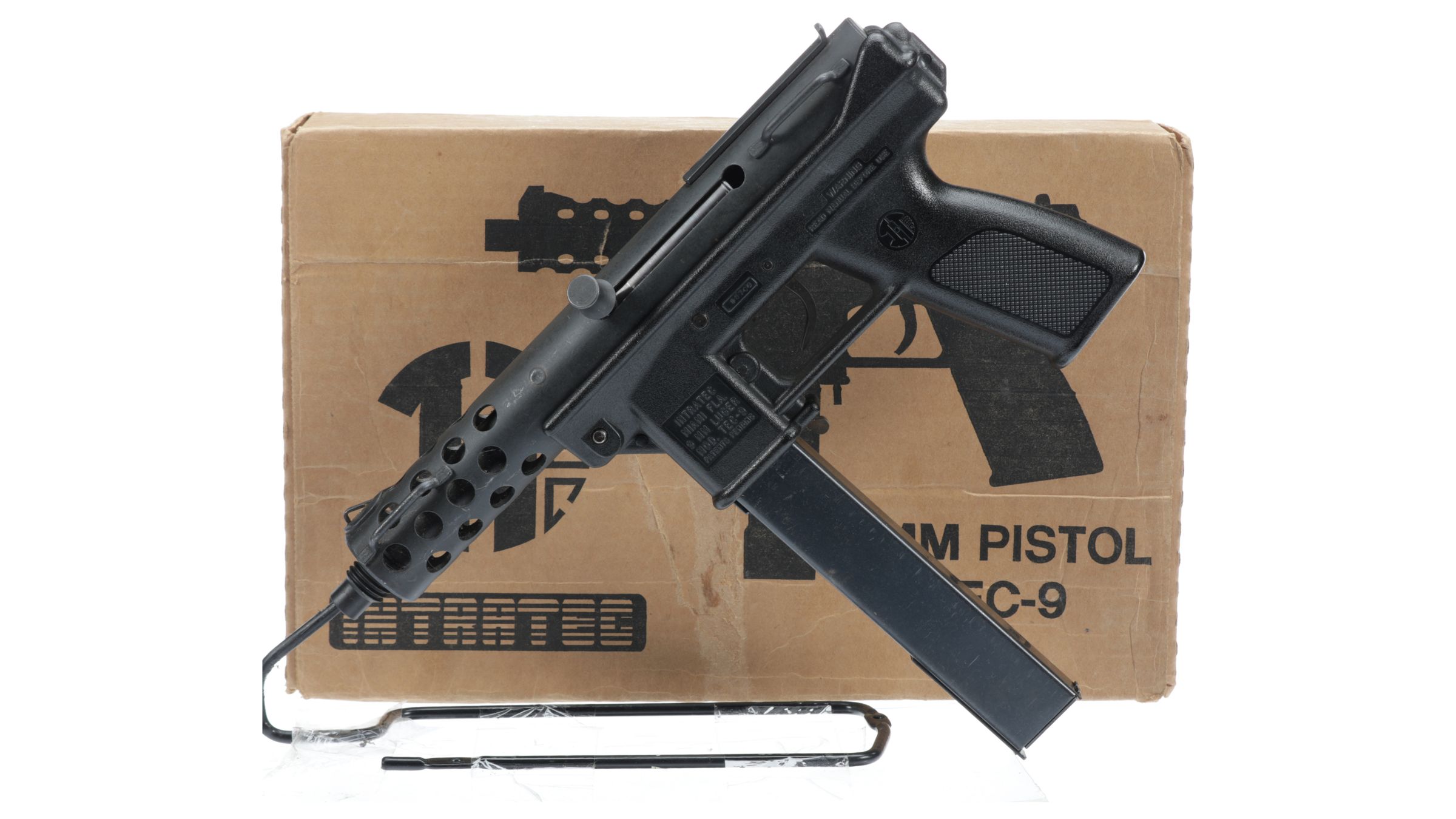 Intratec Model Tec-9 Semi-Automatic Pistol with Box | Rock Island Auction