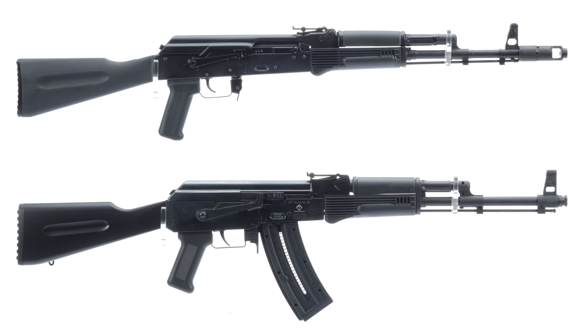 Two AK Style Semi-Automatic Rifles | Rock Island Auction