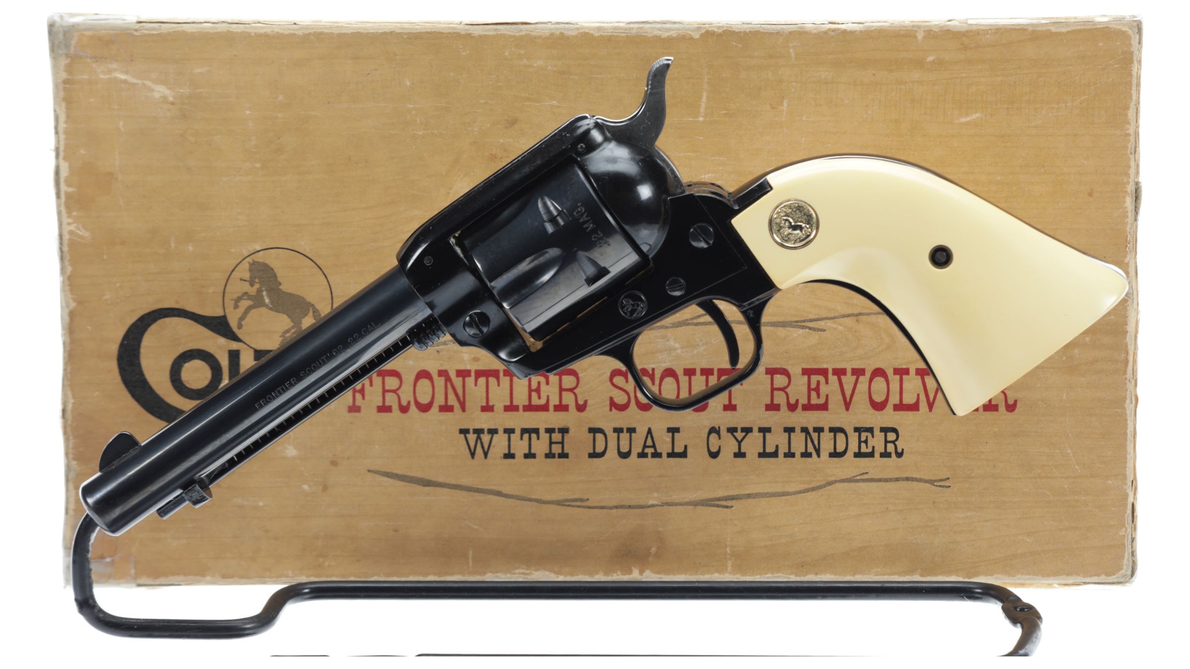 Colt Frontier Scout Single Action Revolver With Box Rock Island Auction