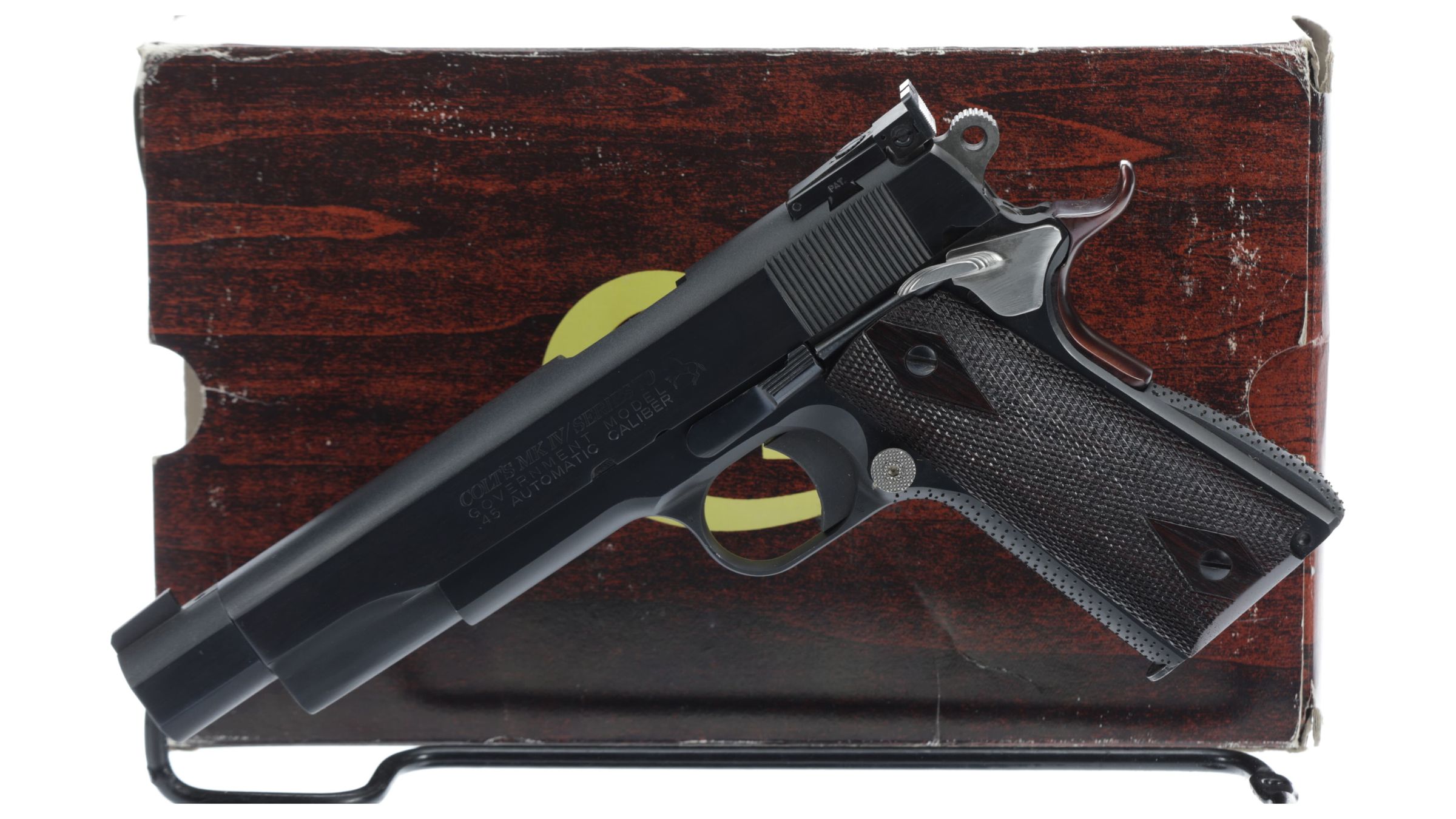 Colt Clark Bowling Pin Government Model Semi-Automatic Pistol | Rock ...