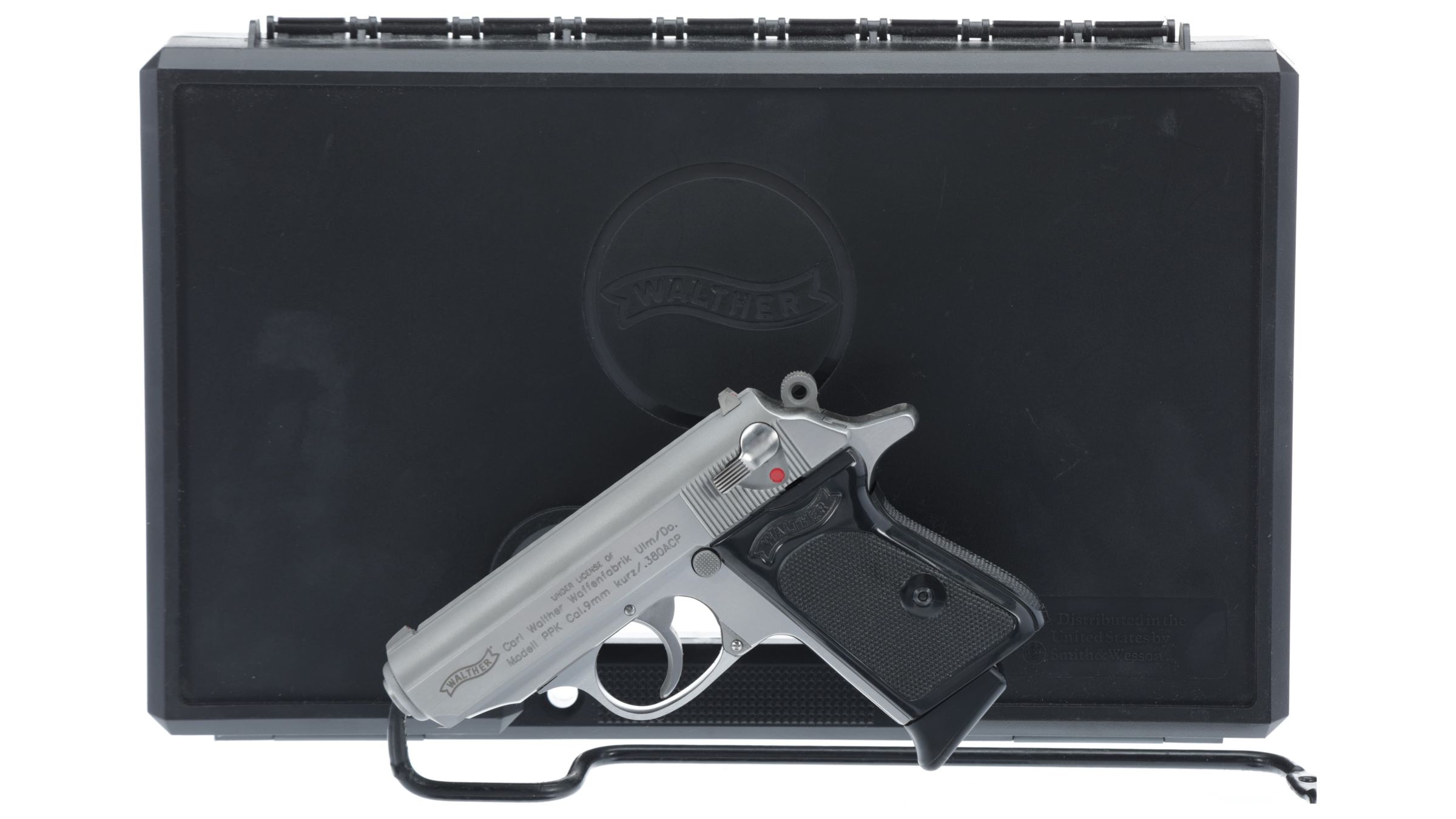 Walthersmith And Wesson Ppk Semi Automatic Pistol With Case Rock Island Auction 0821