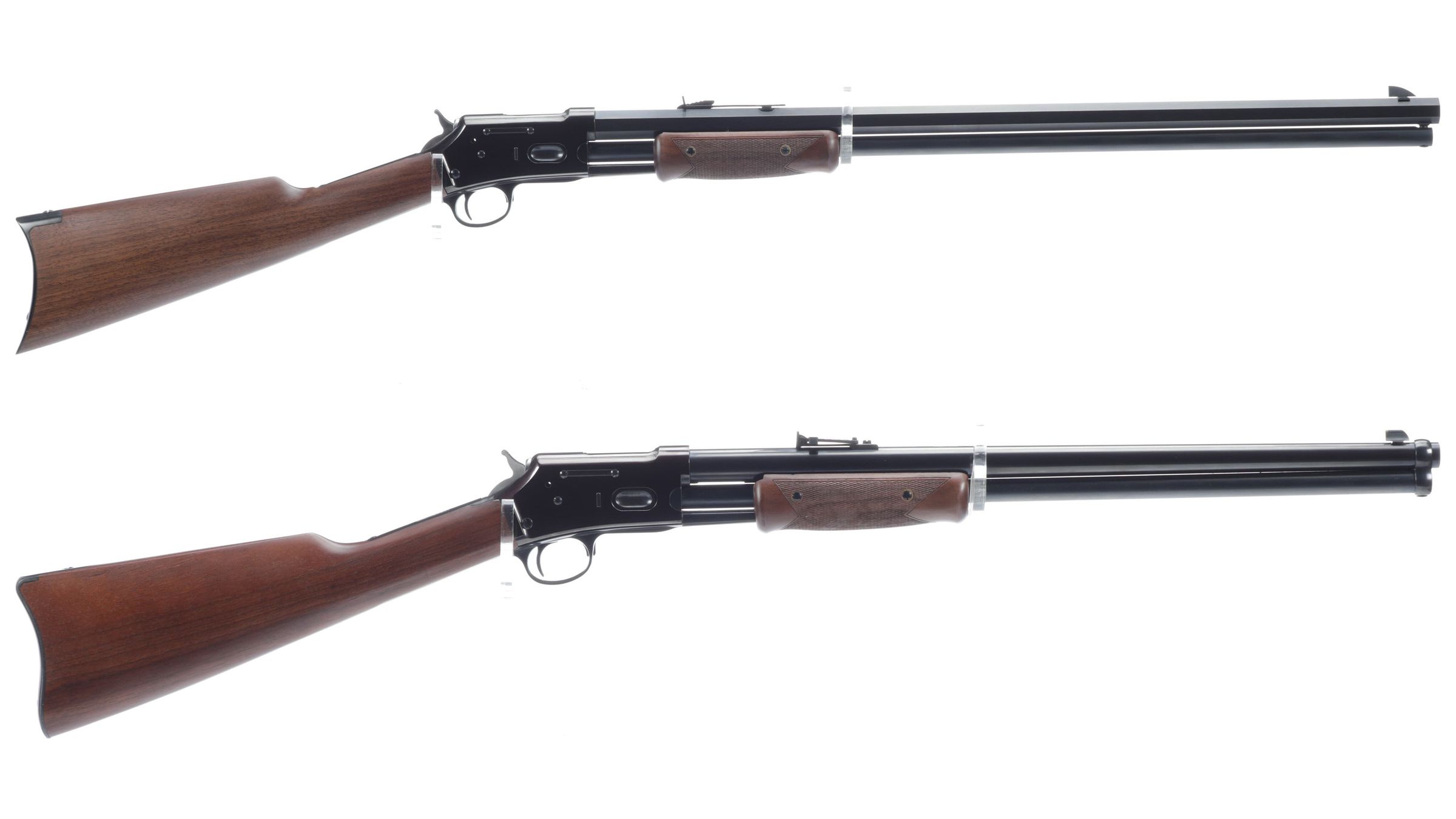Two Pedersoli Lightning Slide Action Rifles | Rock Island Auction