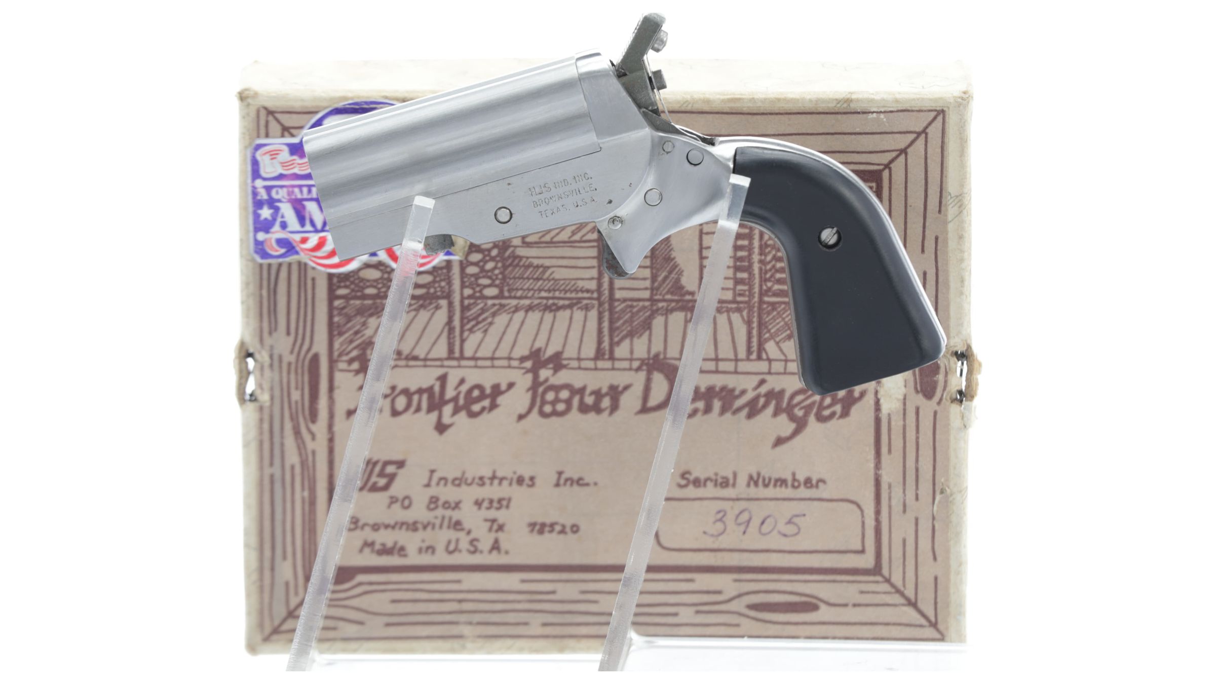 HJS Industries Inc. Frontier Four Derringer Pistol with Box Rock