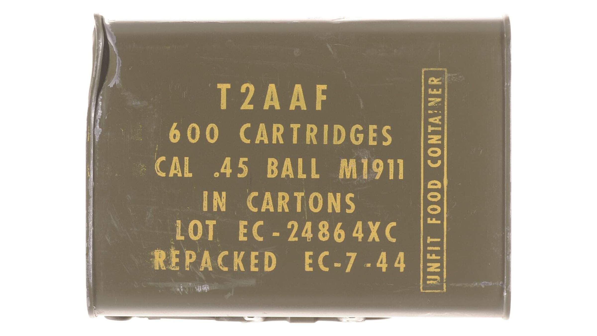 one-sealed-spam-can-of-45-ball-m1911-ammunition-rock-island-auction