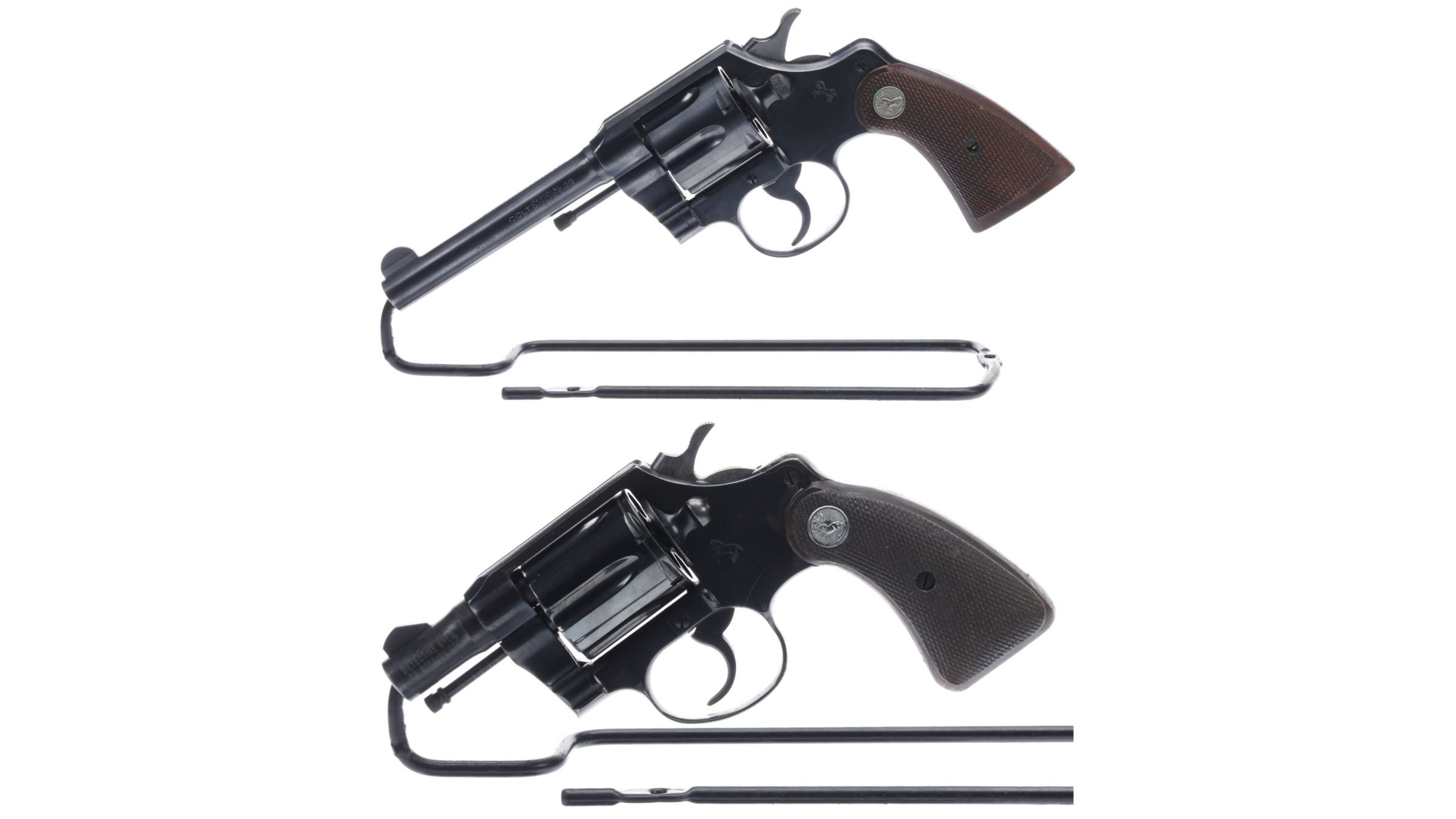 Two Colt Double Action Revolvers Rock Island Auction