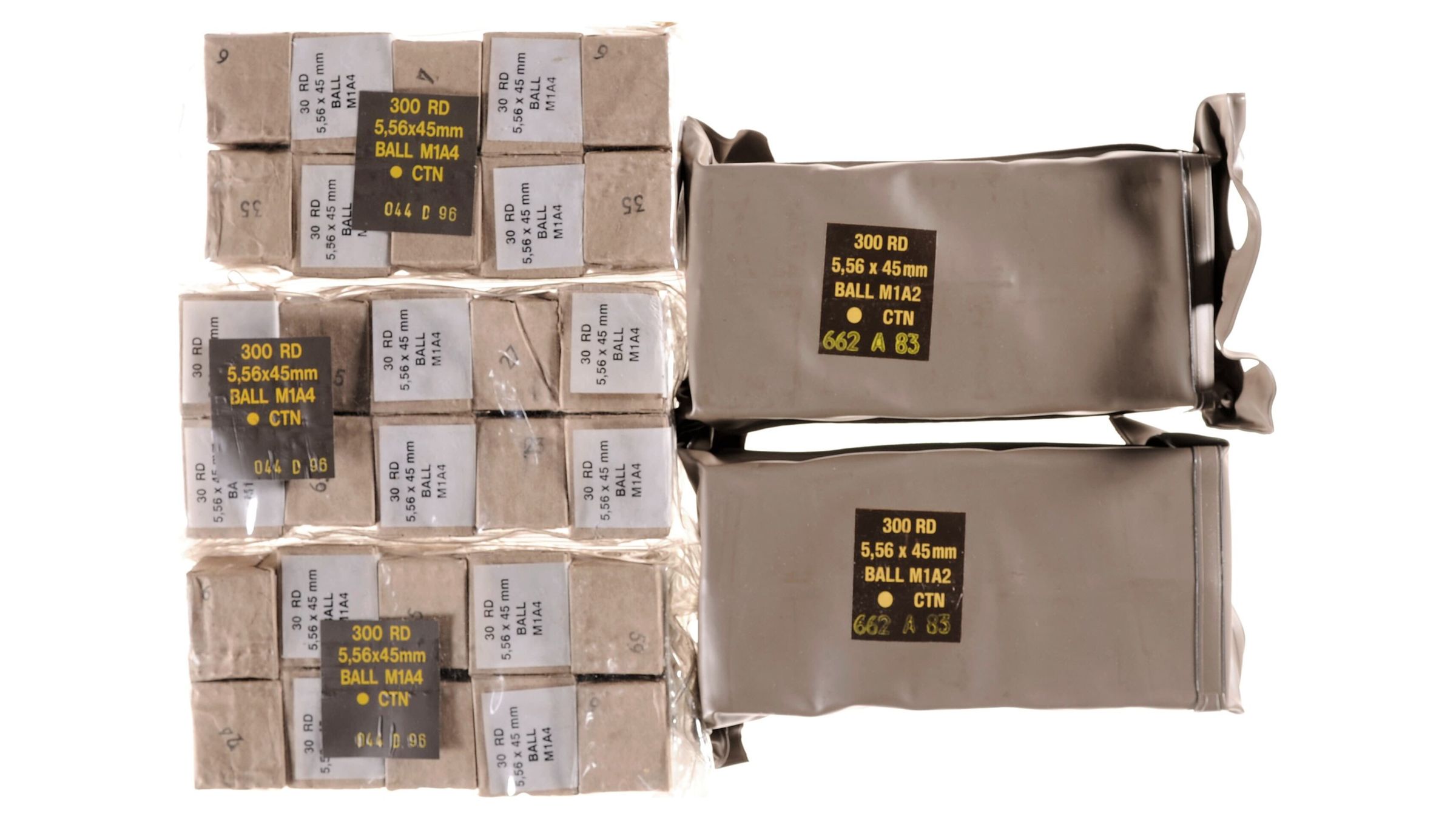 Group of 5 56 ammunition rock island auction
