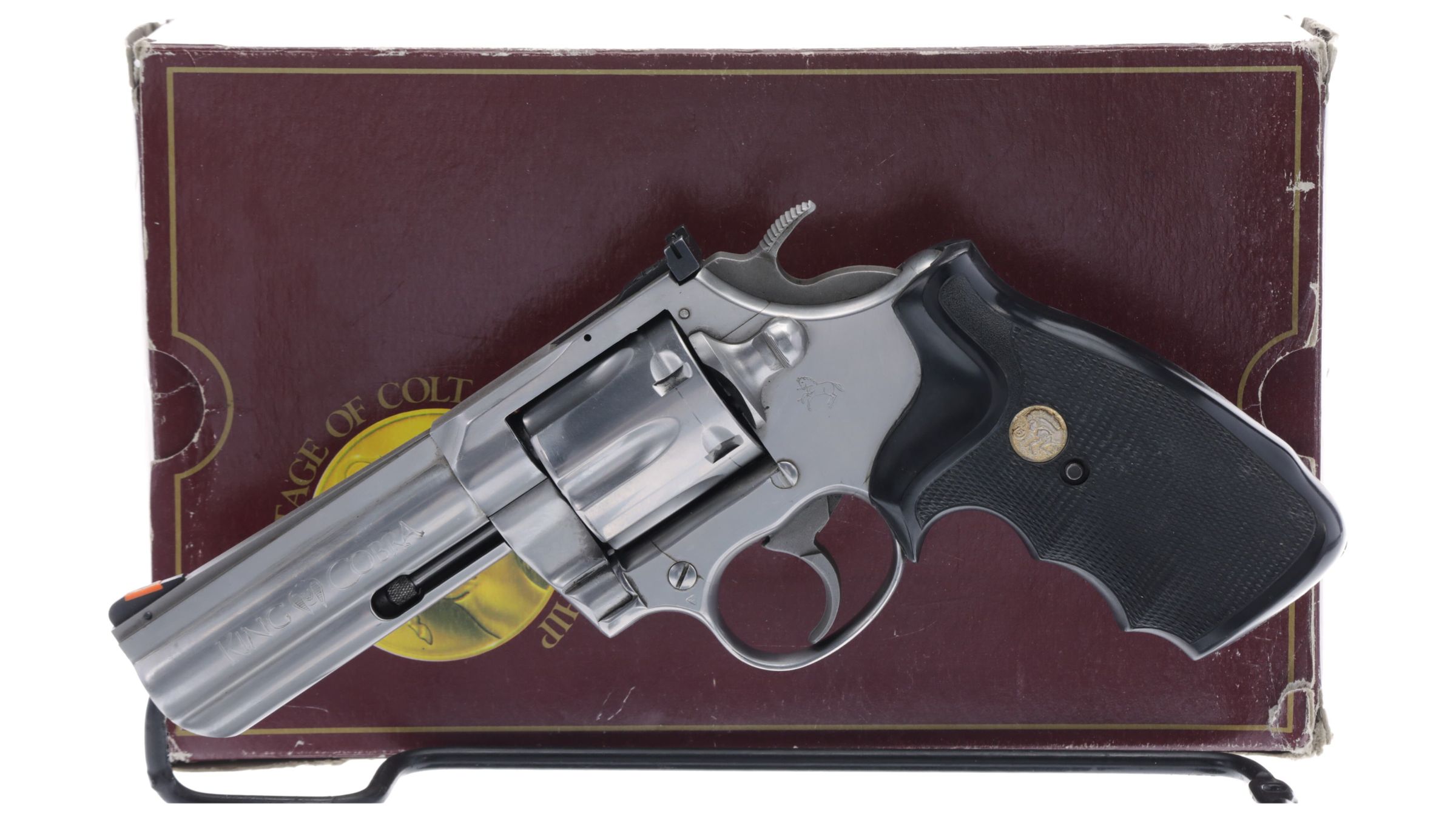 Colt King Cobra Double Action Revolver With Box Rock Island Auction 