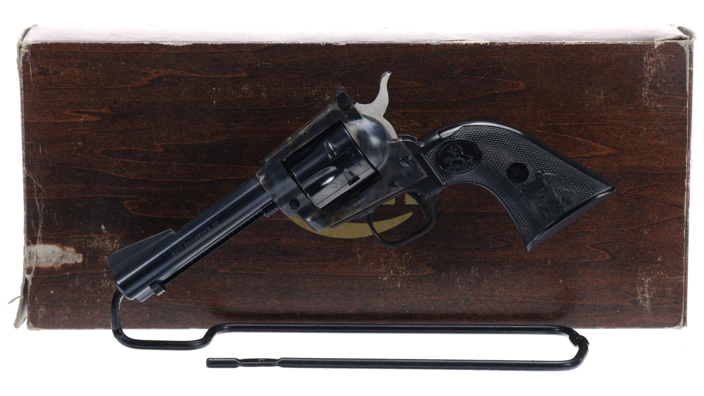 Dual Cylinder Colt New Frontier 22 Revolver With Box Rock Island Auction