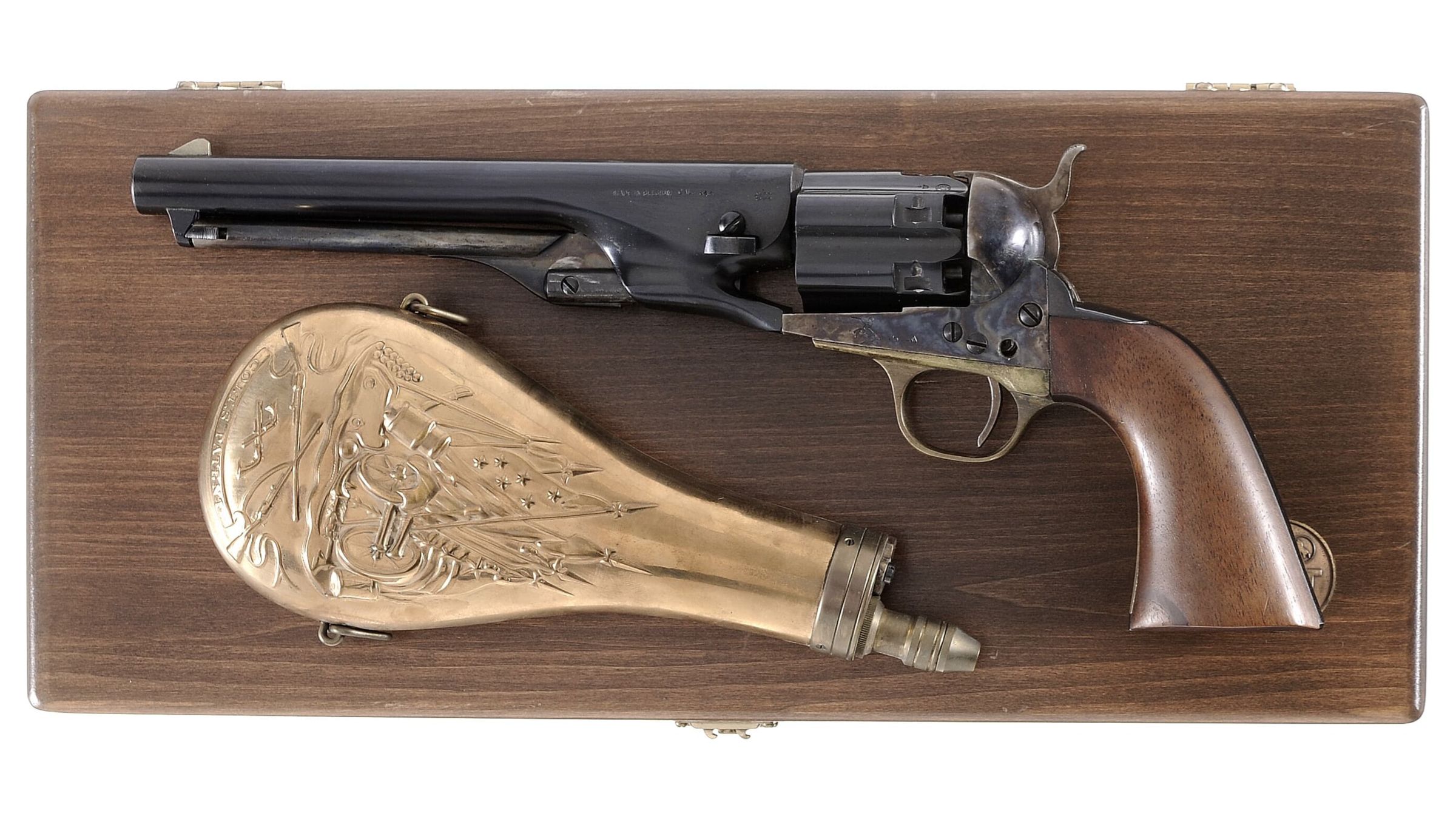 Belgian Centennial 1960 New Model Army Percussion Revolver with