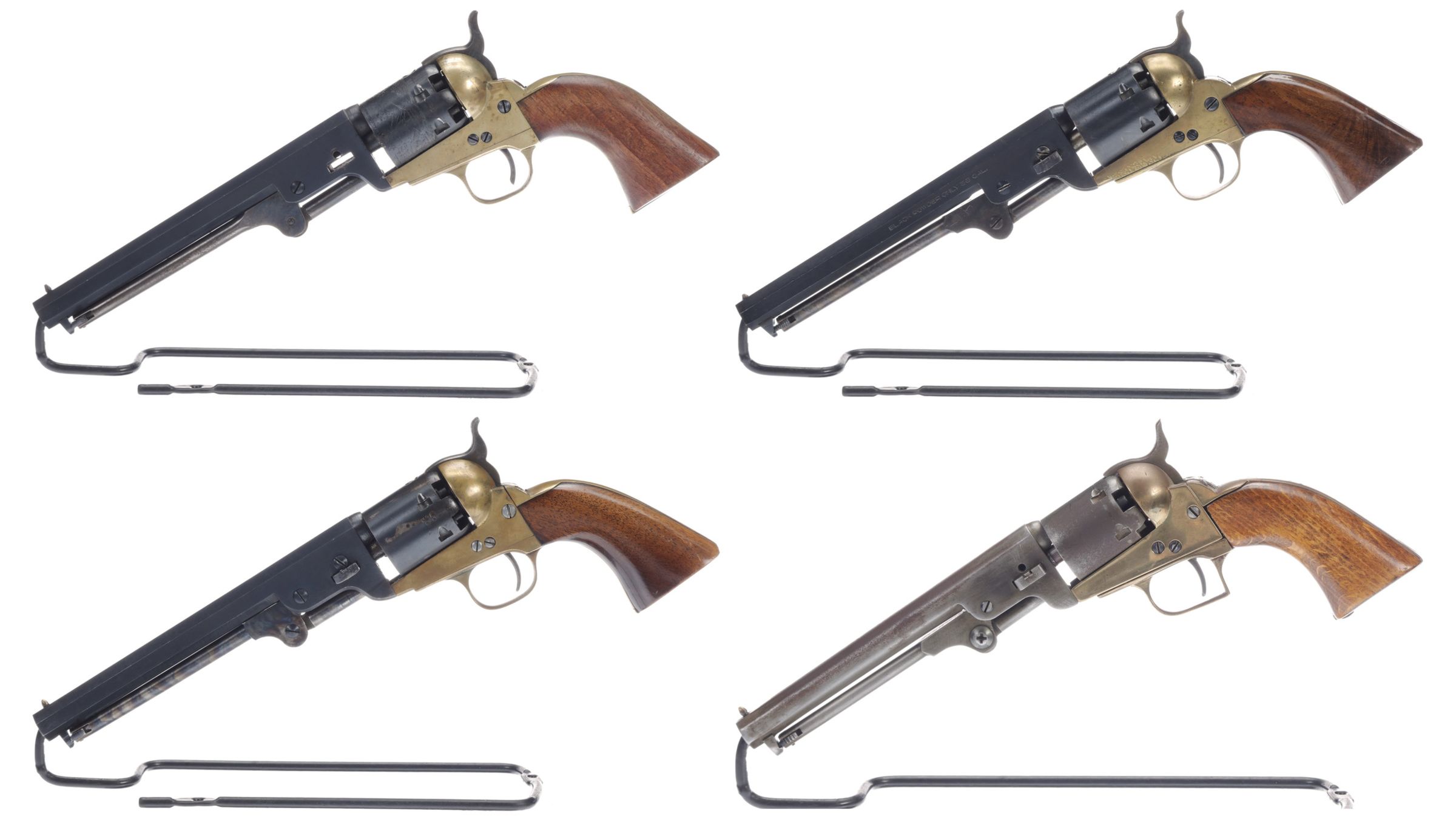 Four Contemporary Percussion Revolvers Rock Island Auction